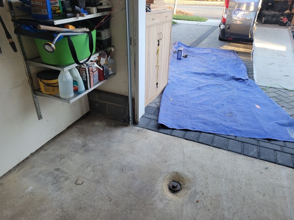 1-Car Penntek Garage Floor in Orbit by Spectrum Painting, LLC
