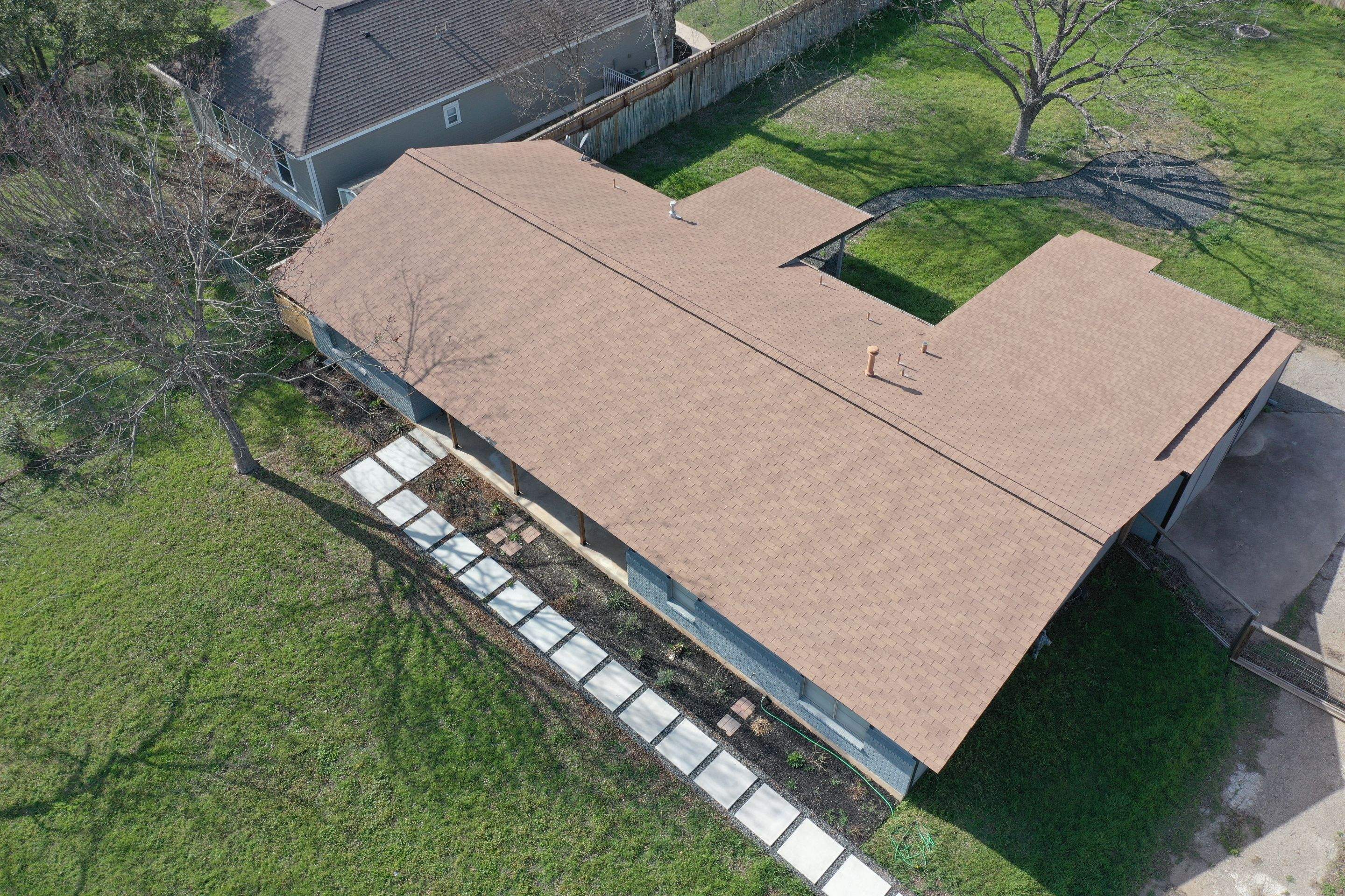 Residential Roof Replacement using GAF - HDZ - Charcoal by Action Exteriors Austin