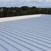 24ga 1.5" Mechanical Seam Mill Finish  by Total Roofing System The Metal Roof Experts