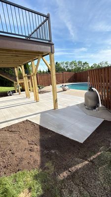 Broom Finish Patio