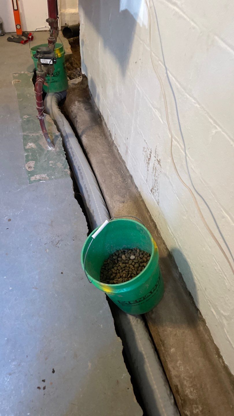 Basement Waterproofing for Kristi & Danny in St. Paul by Waterproofing Northeast