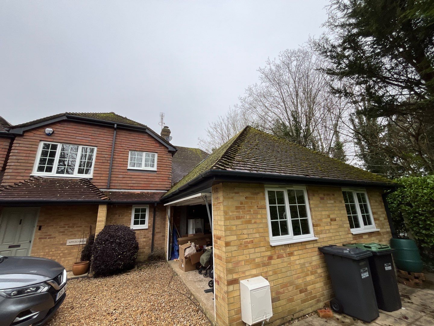 Roof Clean  - Moss Removal - Gutter Clean using Honda 15lpm Low Pressure Washing Machine by Ges Exterior Cleaning ltd