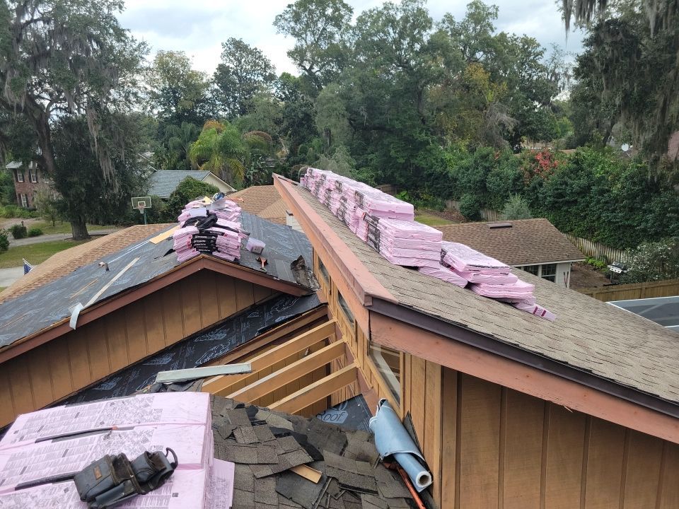 Residential Roofing Installation using Owens Corning TruDefinition Duration Shingles by Galaxy Builders, Inc.