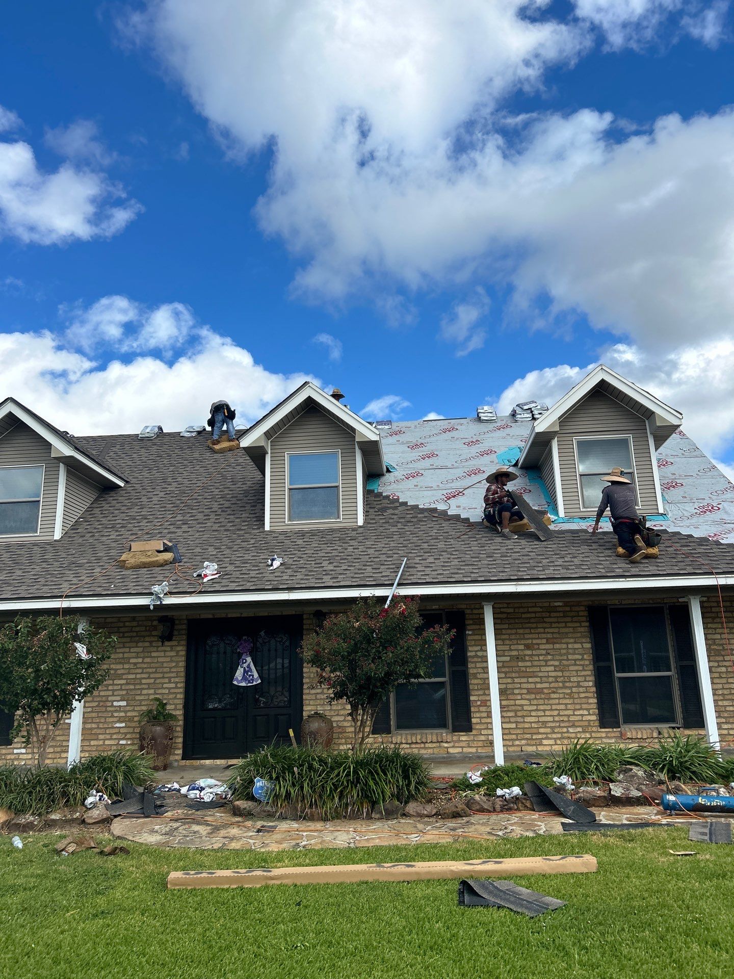 Residential Roof Replacement using GAF HDZ - Weathered Wood by Elite Roofing LLC