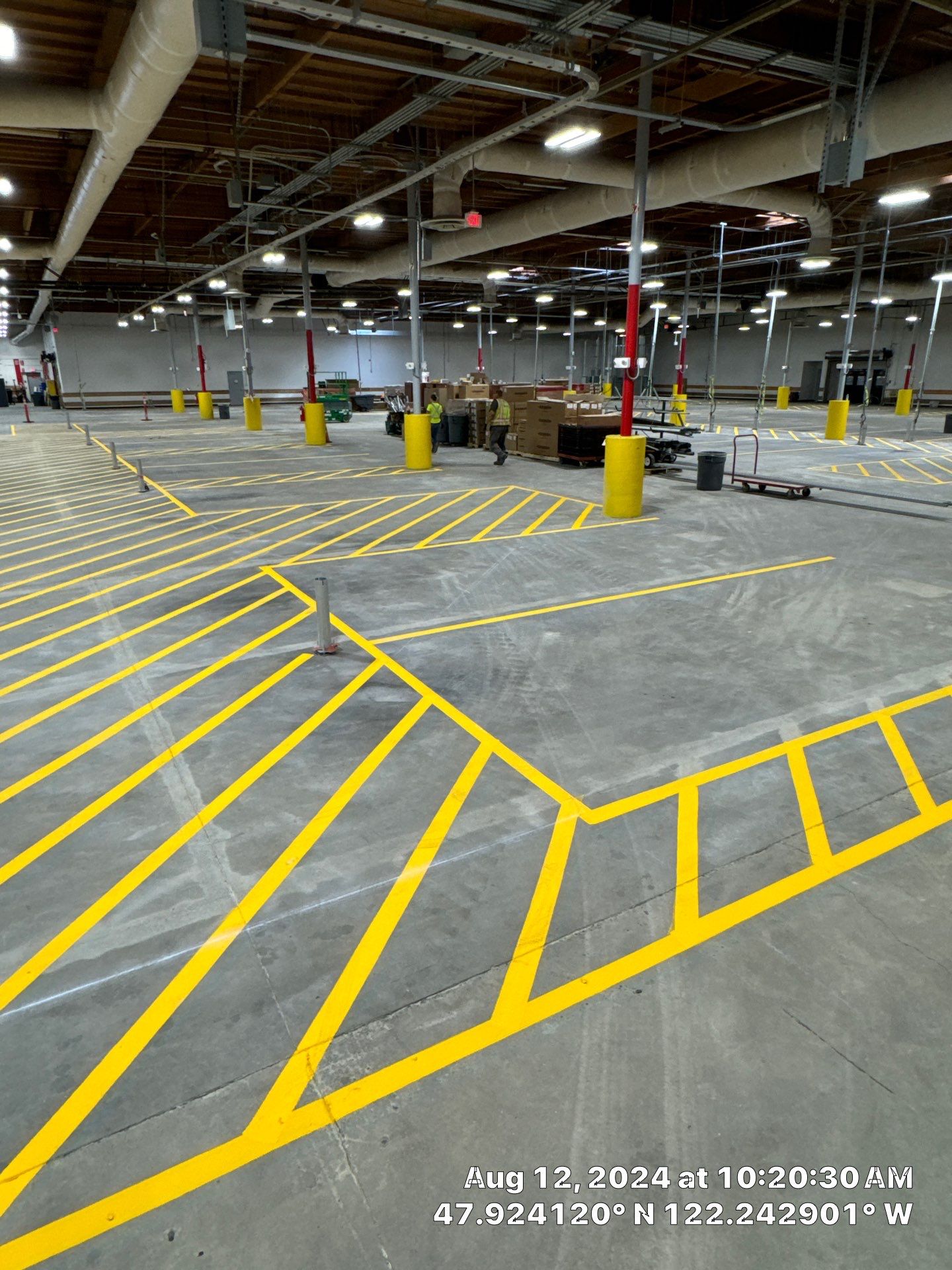 USPS Asphalt Patch Repair, Indoor Parking Lot Sandblast, Outdoor Parking Lot Sealcoating & Indoor/Outdoor Parking Lot Striping  by Jireh Asphalt & Concrete Inc 