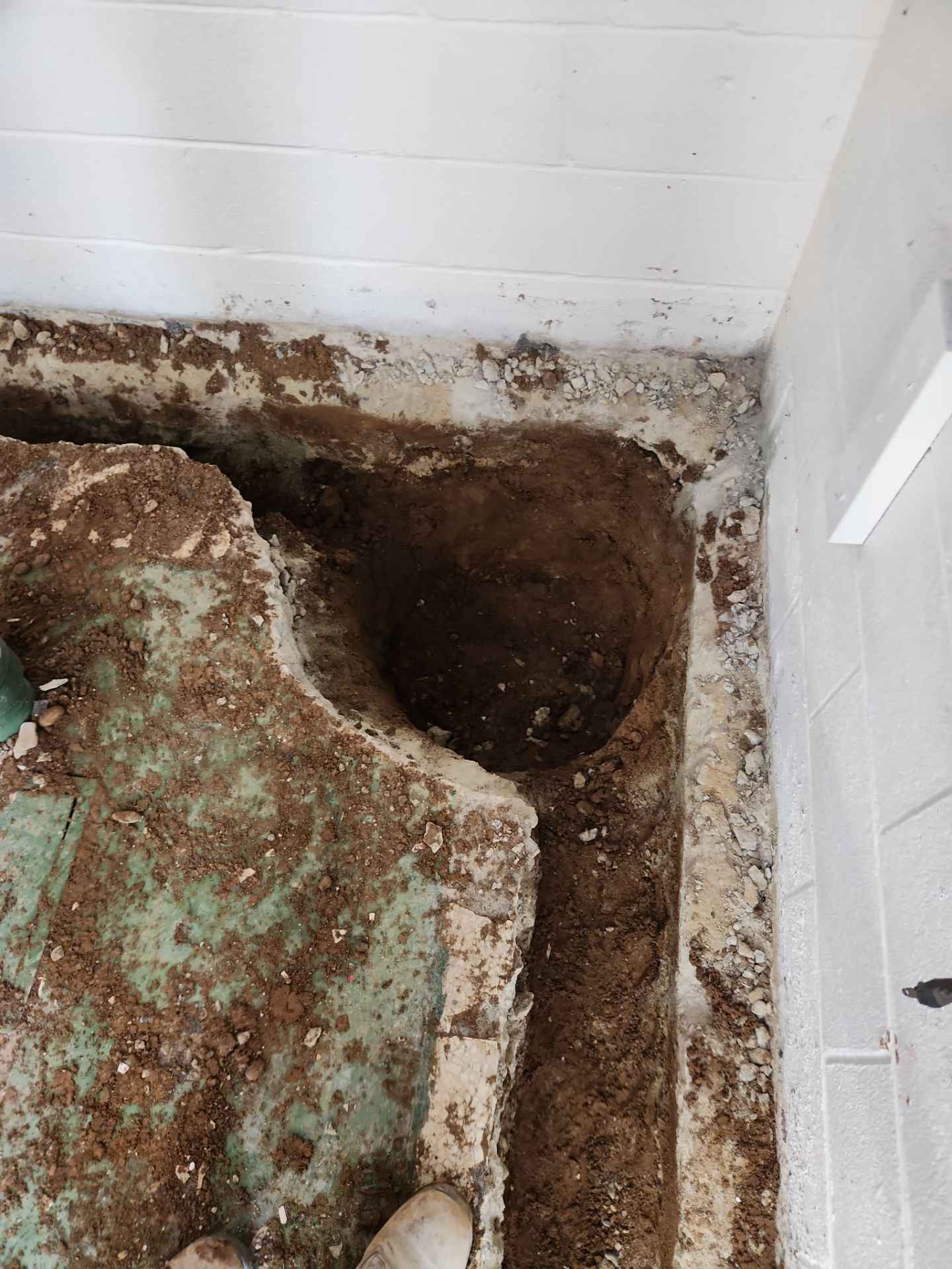 Interior French Drain & Mold Remediation Project in Manville, New Jersey by Pure Service Pro, LLC 