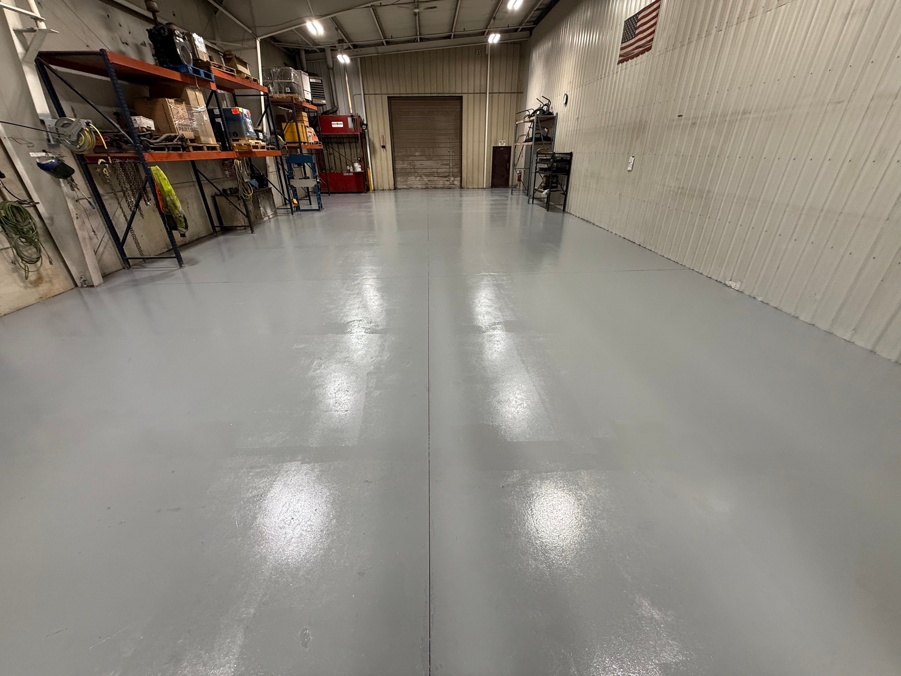 Commercial Concrete Coating and Floor Refinishing in Sioux Falls by Select Painting, Coatings & Garage Cabinets