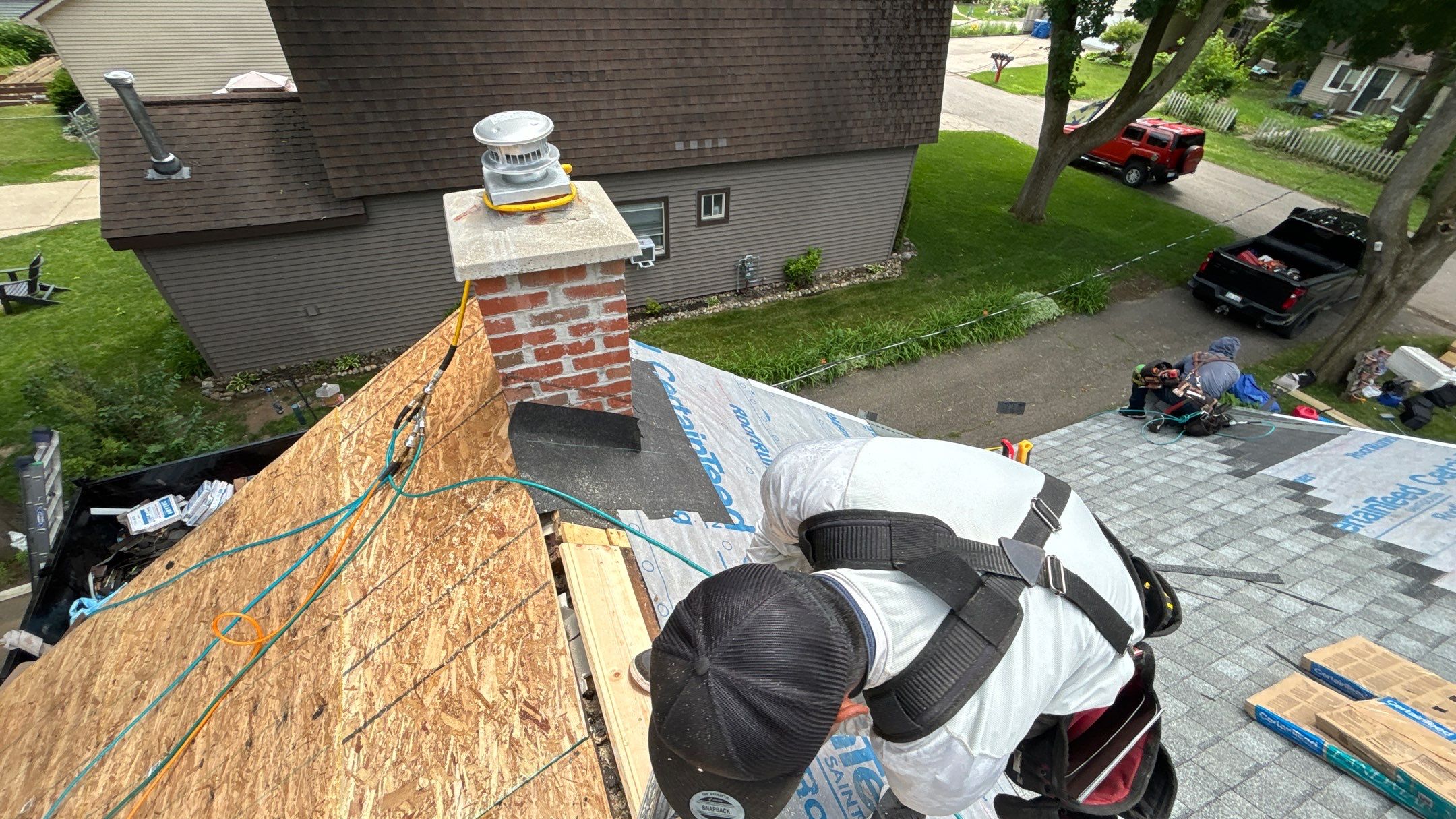 Roof Replacement using CertainTeed Landmark by 180 Contractors