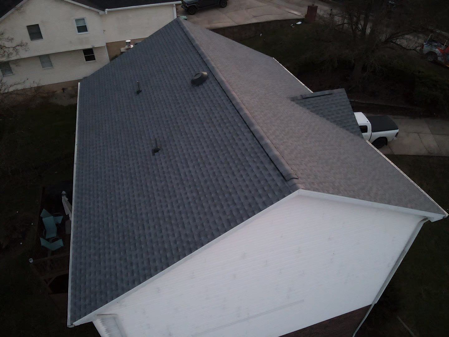 Residential Roofing Installation using GAF Timberline HDZ Oyster Grey by Rainstoppers Roofing