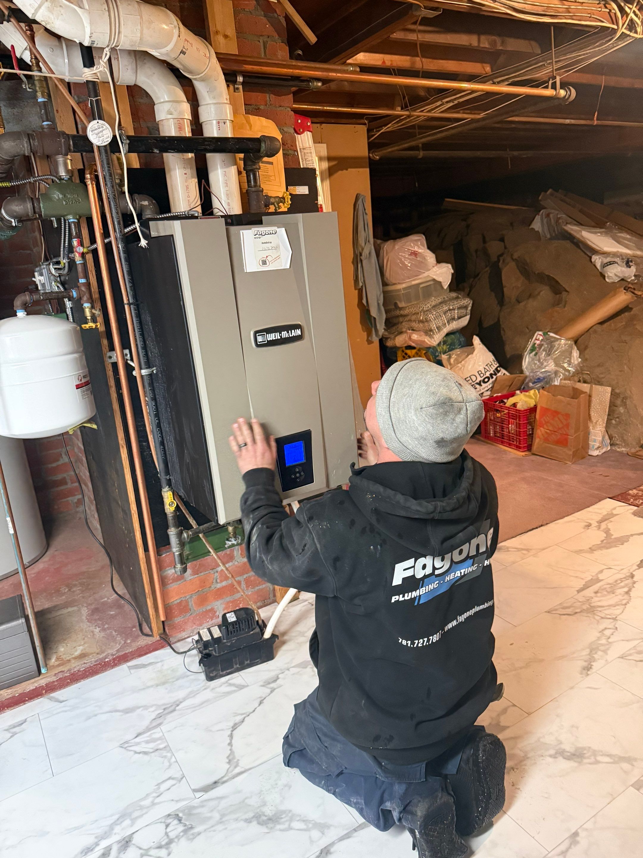 Annual Boiler Service & Safety Control Replacement — Marblehead, MA by FAGONE MECHANICAL
