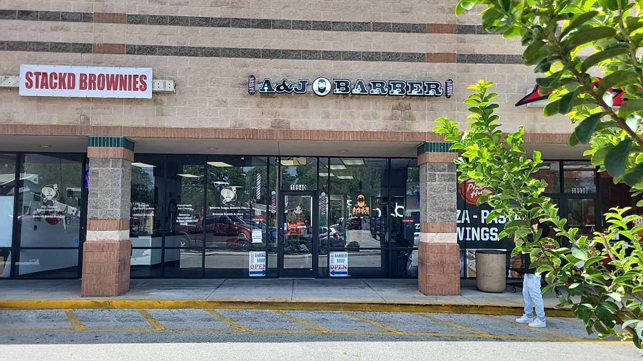 Channel Letters for A&J Barber by SignCrafters