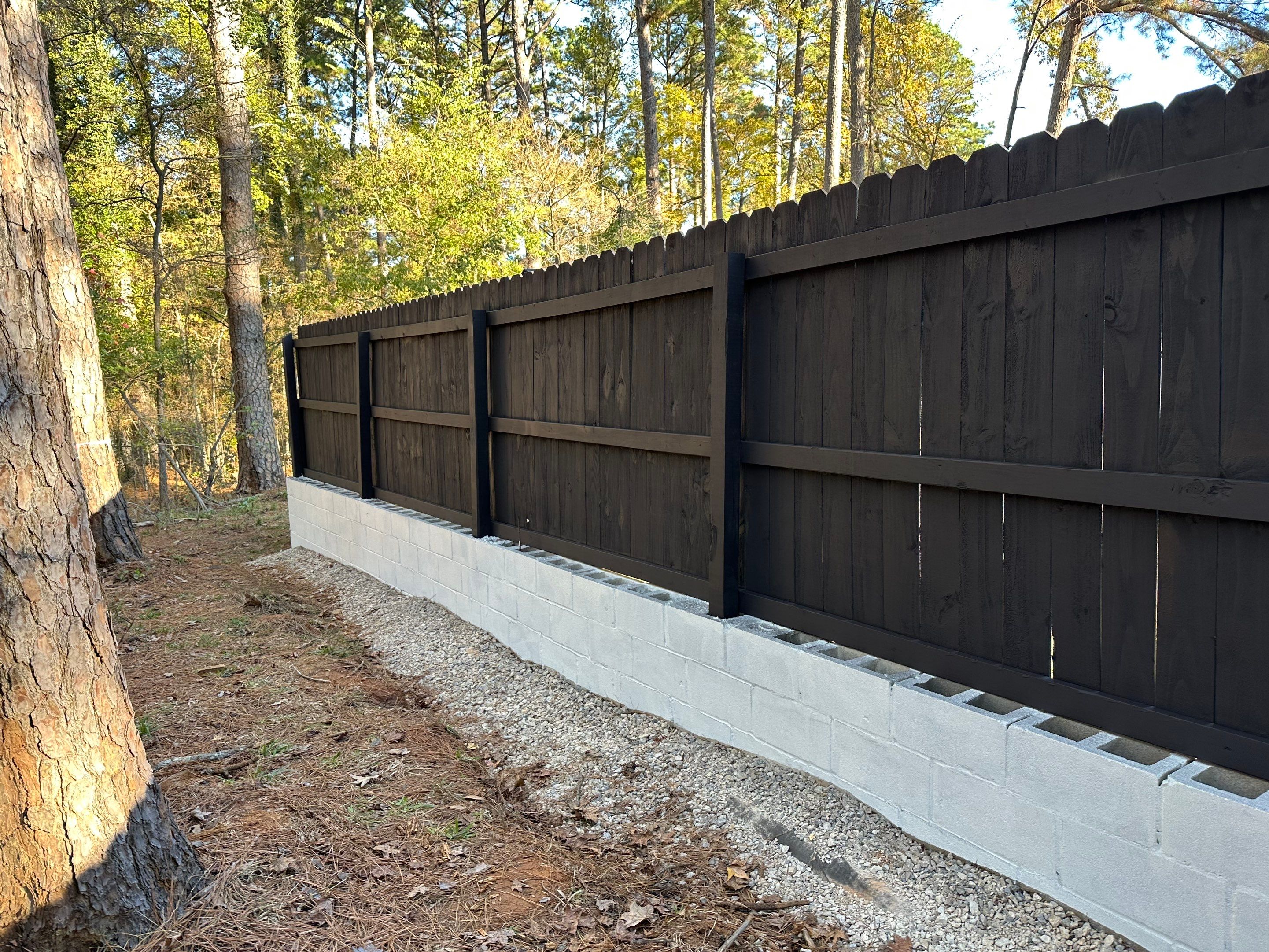 Hide-a-way Lake, Tx. Fence Staining and Interior Work by Quality Coats Painting