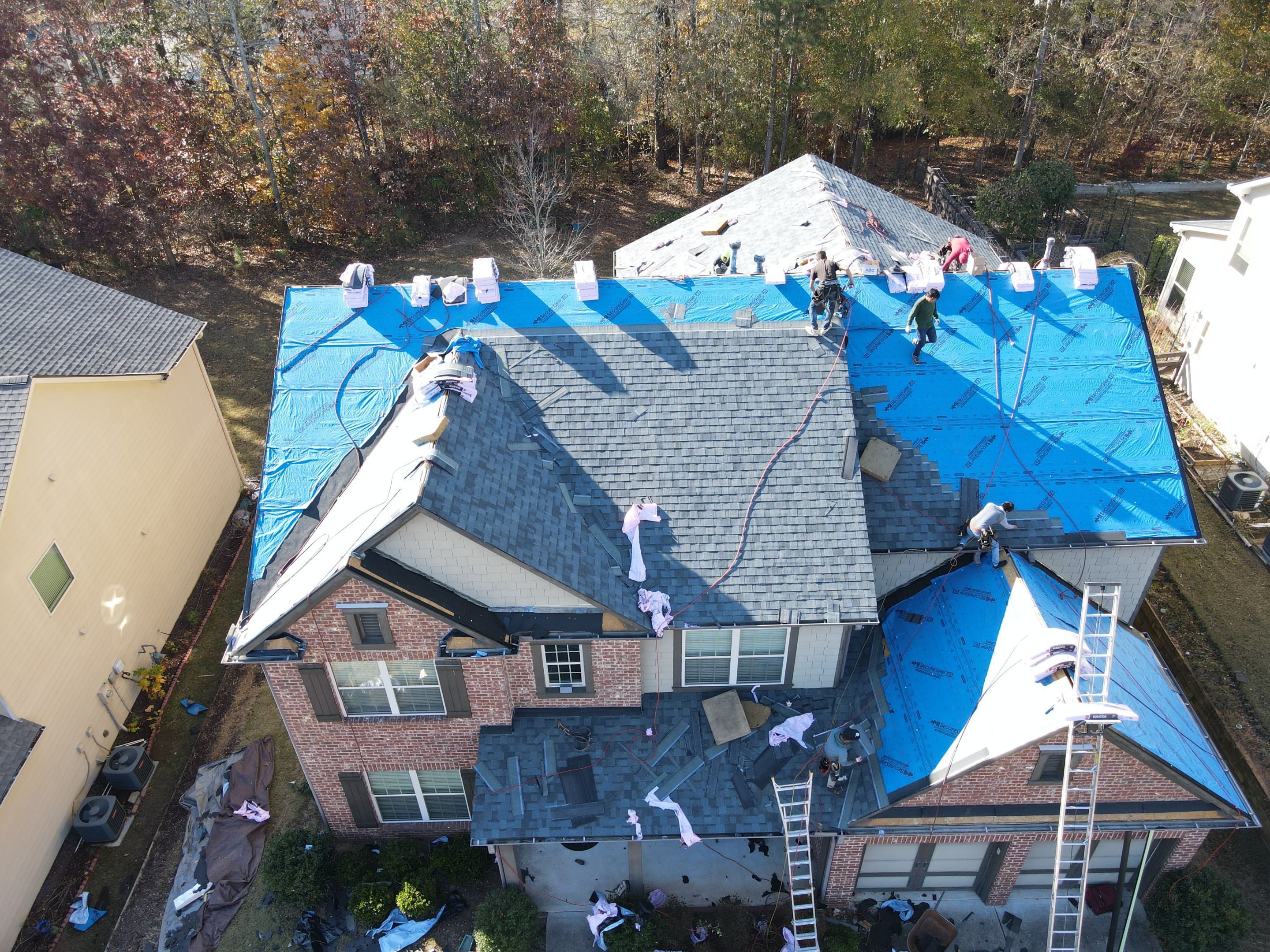 Residential Roofing Installation using Owens Corning by Inspector Roofing and Restoration