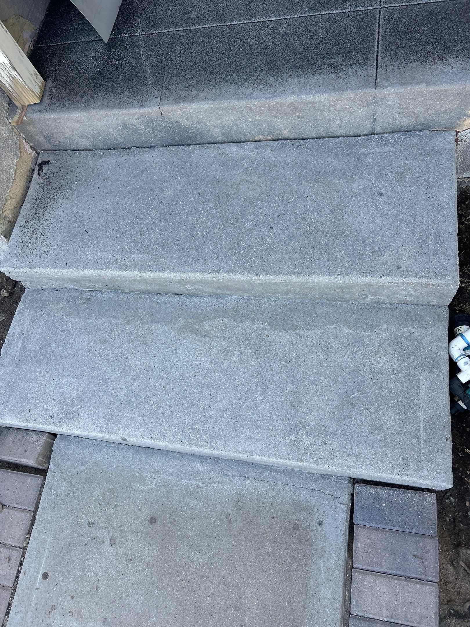 Sandblasting Paint Off Concrete Front Porch In San Bernandino by La Power Washing Inc