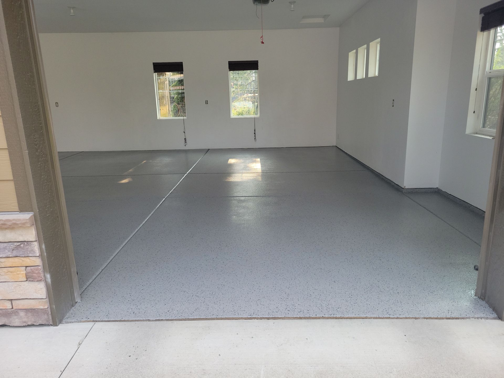 Garage Transformation using Denali Hybrid by Croc Coatings, LLC