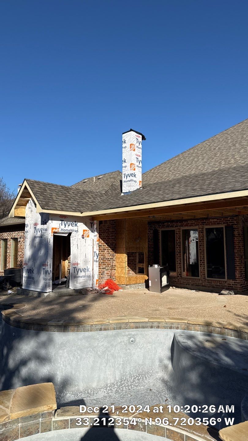 Patio & Pool bath addition by SLM General Contractors & Roofing
