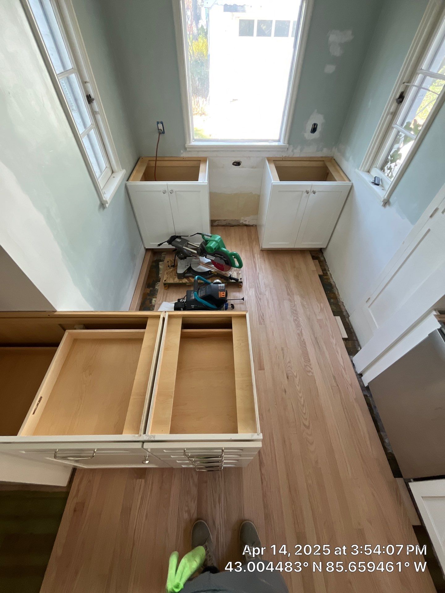 Custom Refinishing on Existing Hardwoods by RTBaldwin Hardwood Floors
