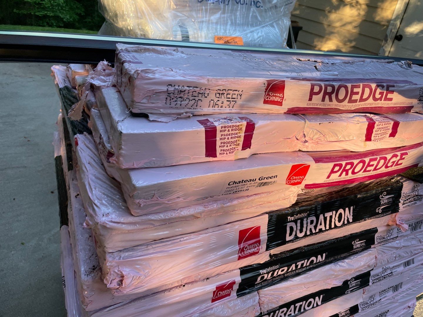 Residential Roofing Installation using Owens Corning Chateau Green  by Inspector Roofing and Restoration