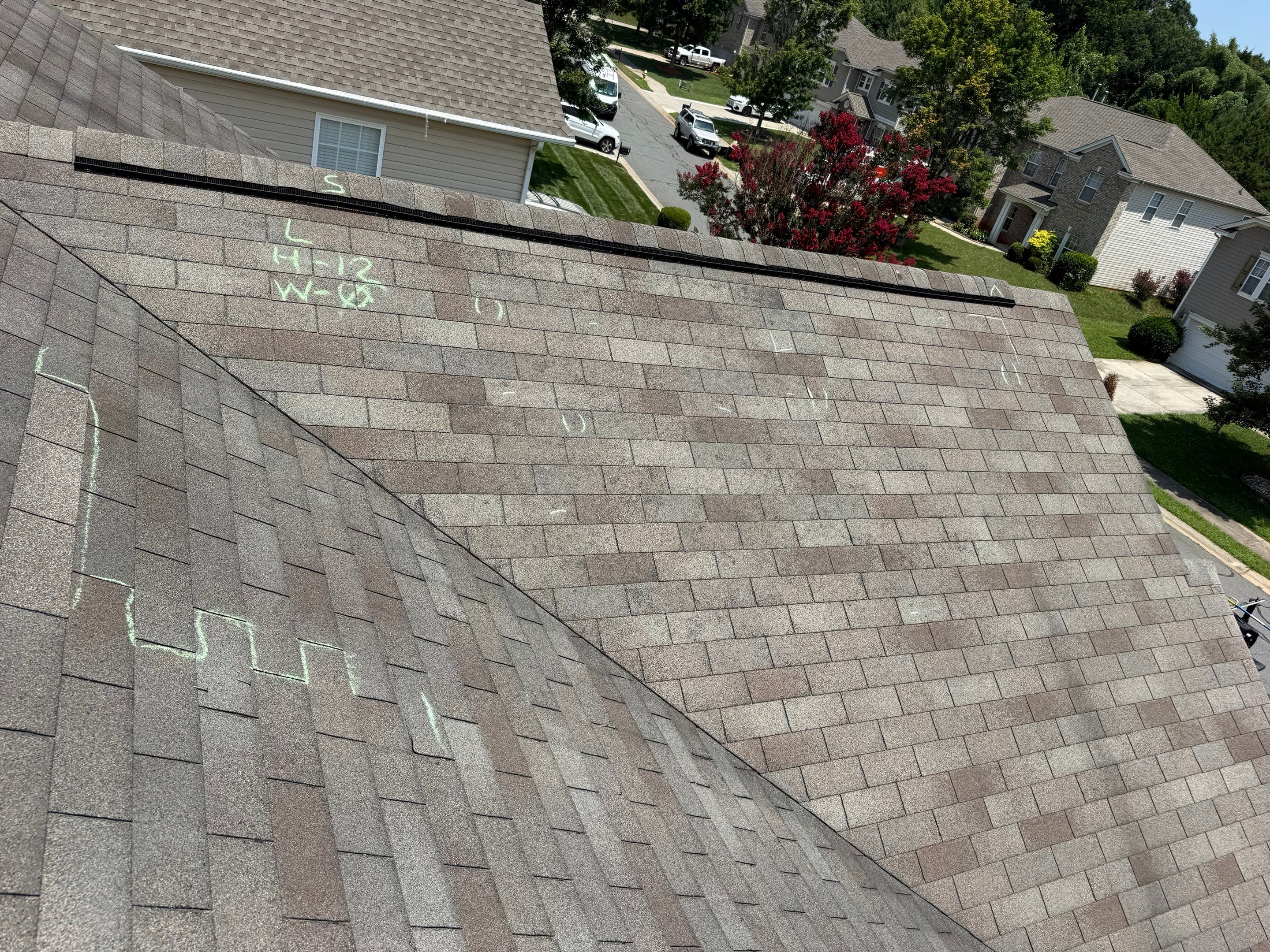 Roof replacement, interior and gutter repair by hail and wind damage by Just Brilliant Restoration JBR