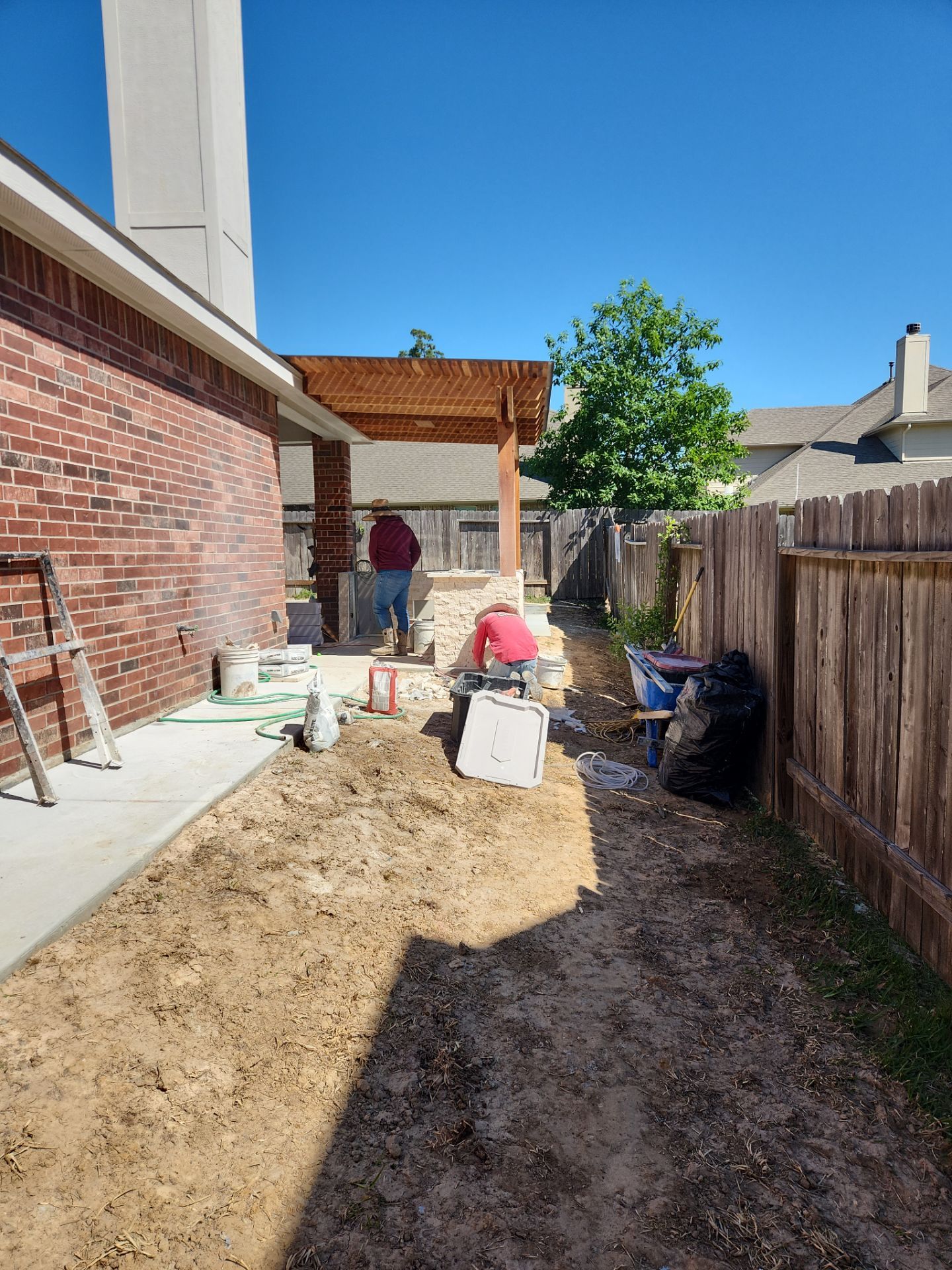 Pergola and Summer Kitchen in Conroe, TX by SophAlx LLC