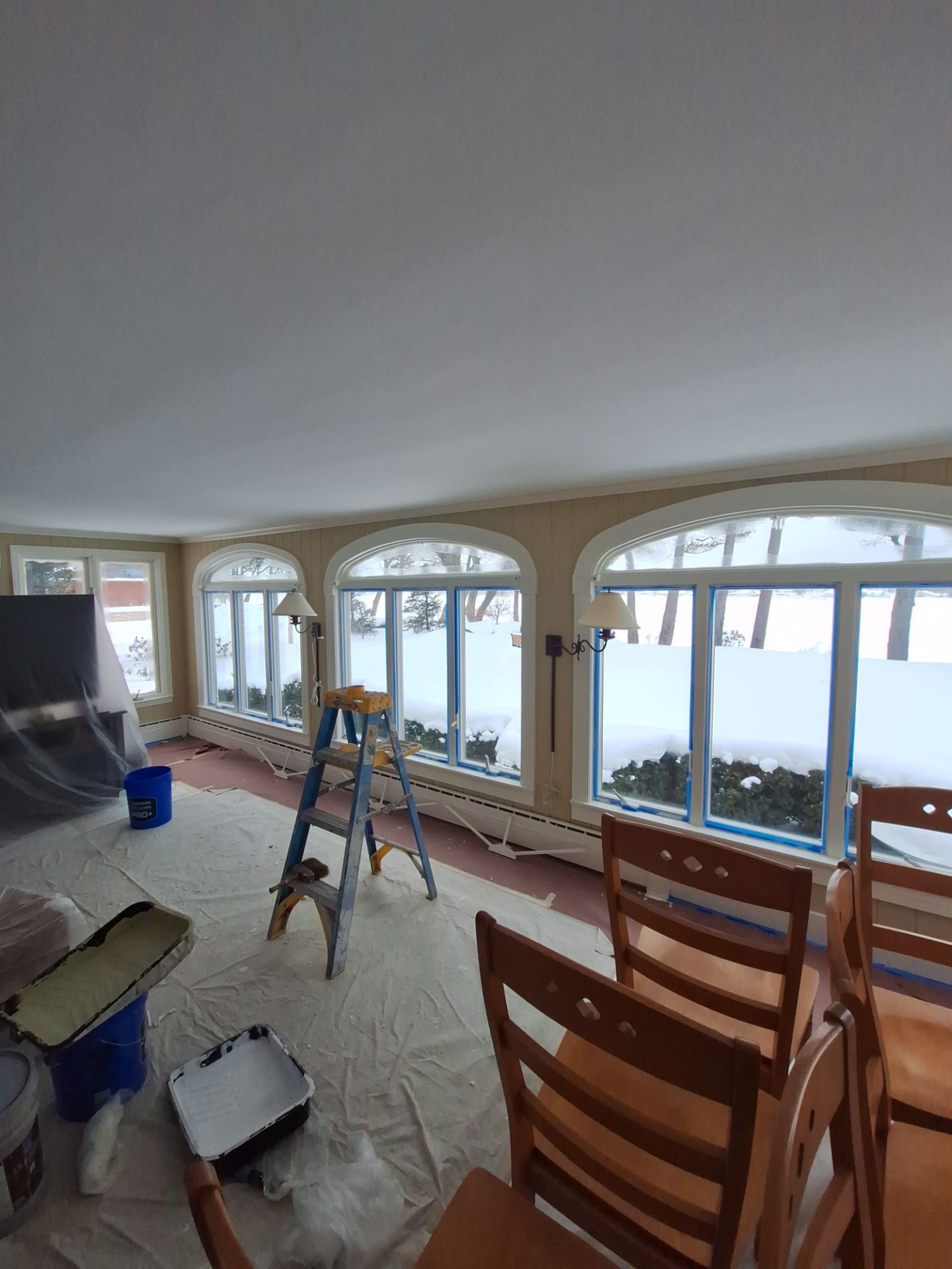Comprehensive Interior Painting and Drywall Repairs for a North Muskegon Residence by Gordon Painting