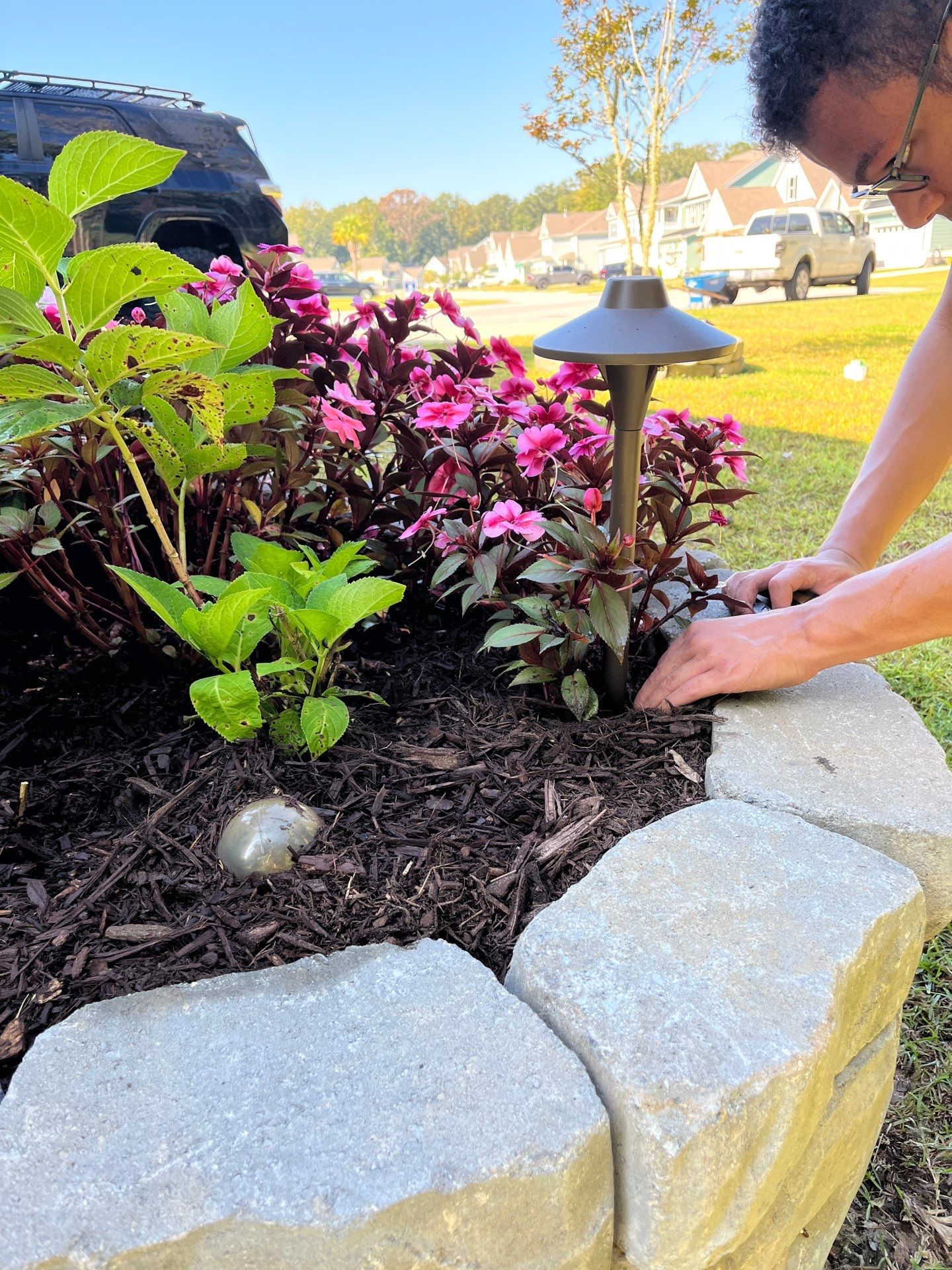 Landscape Lighting Project in Summerville by Hudson Bros Lawn Care LLC