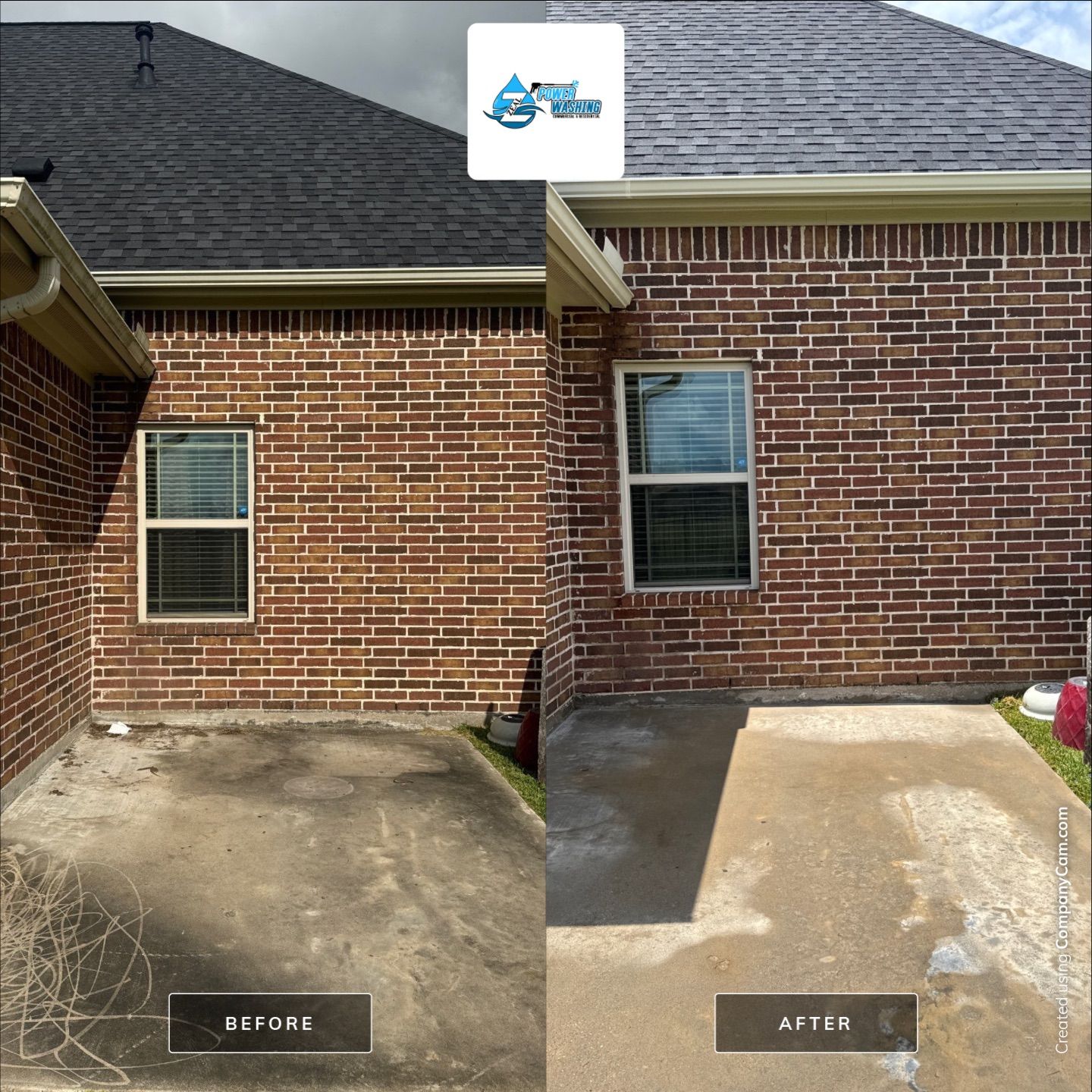 Residential House Wash and Comprehensive Concrete Cleaning in Port Arthur by Zeal Power Washing