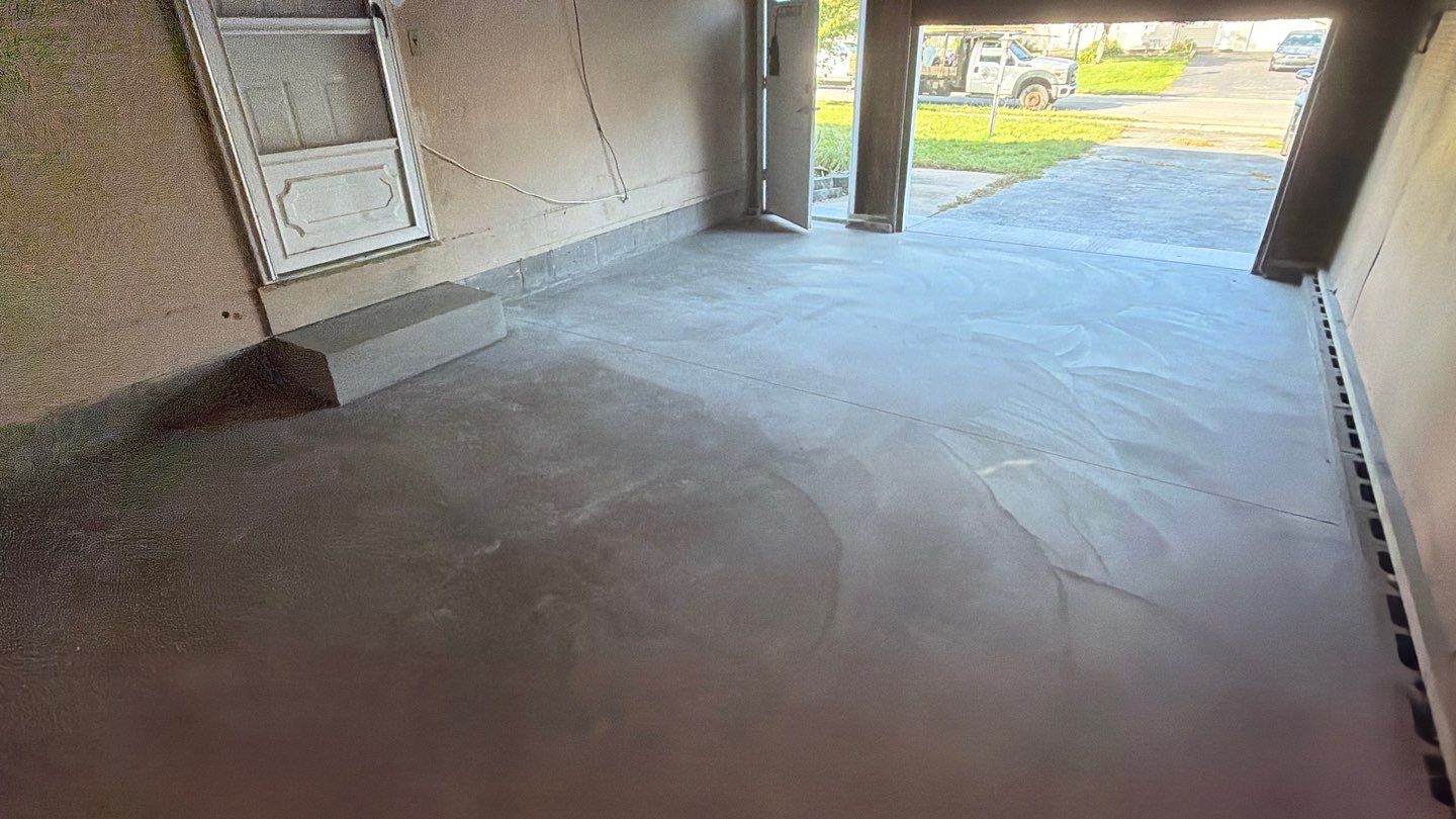 Rochester Garage Floor by NG Masonry & Construction LLC