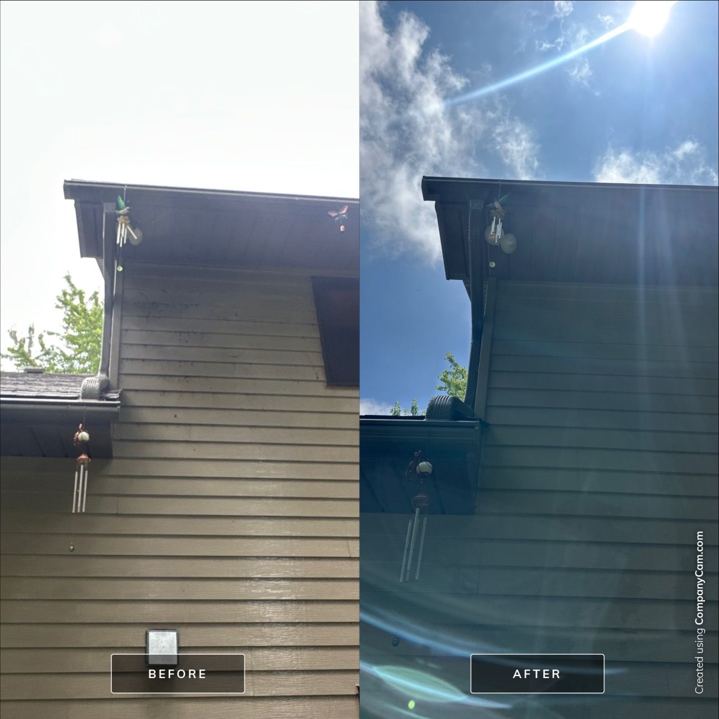 Project in Salem Lakes by Simmons Power & Soft Washing