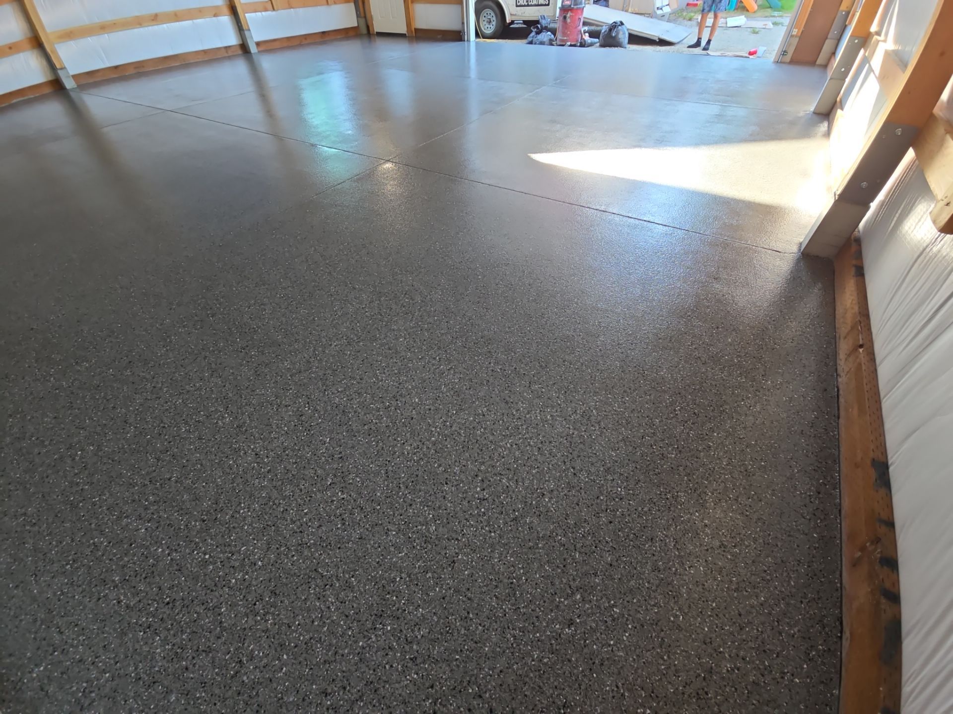 Shop Transformation using Slate Hybrid by Croc Coatings, LLC