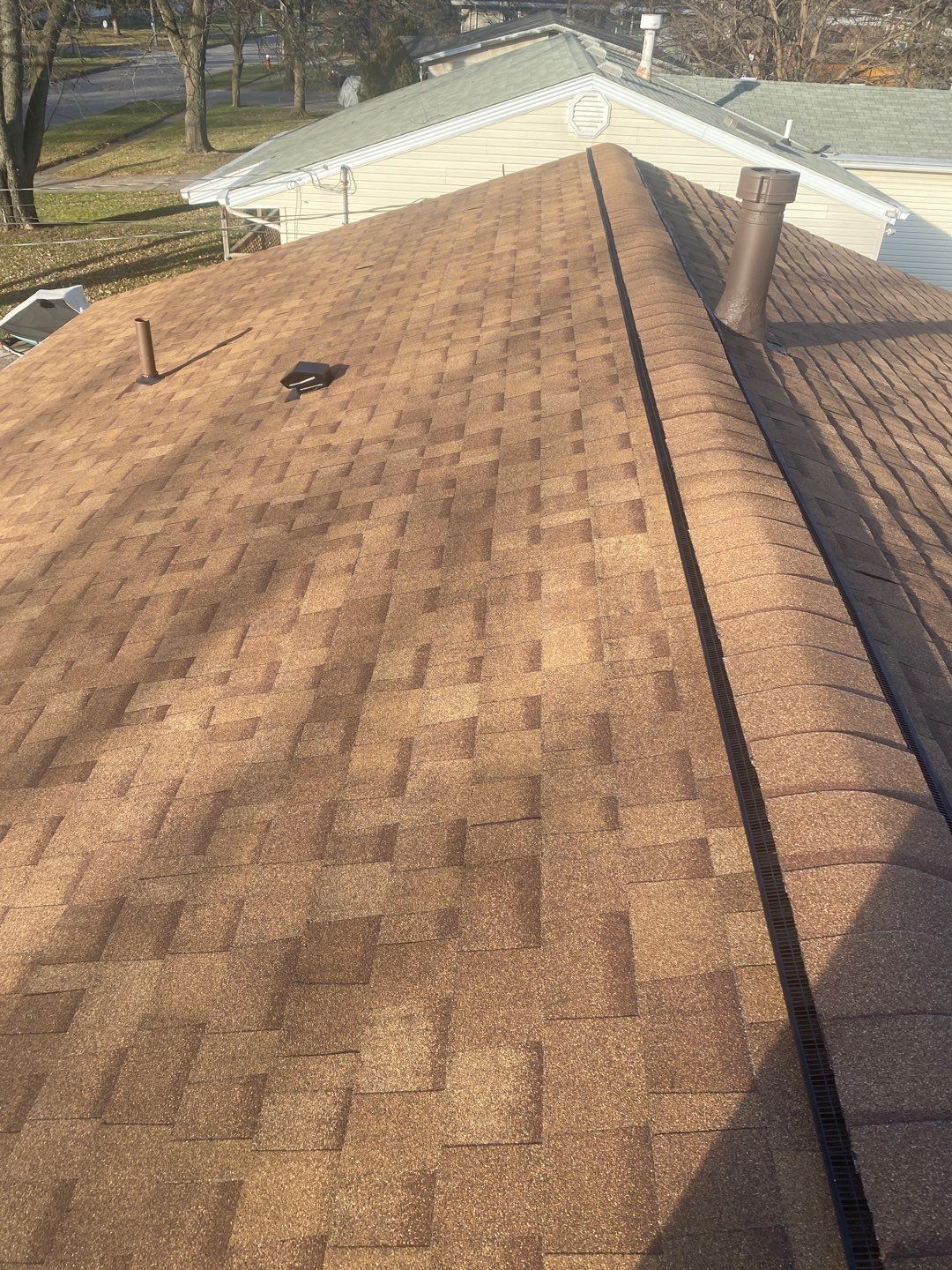 Residential Roofing Installation using Owens Corning Oakridge, Desert Tan by Absolute Roofing and Construction