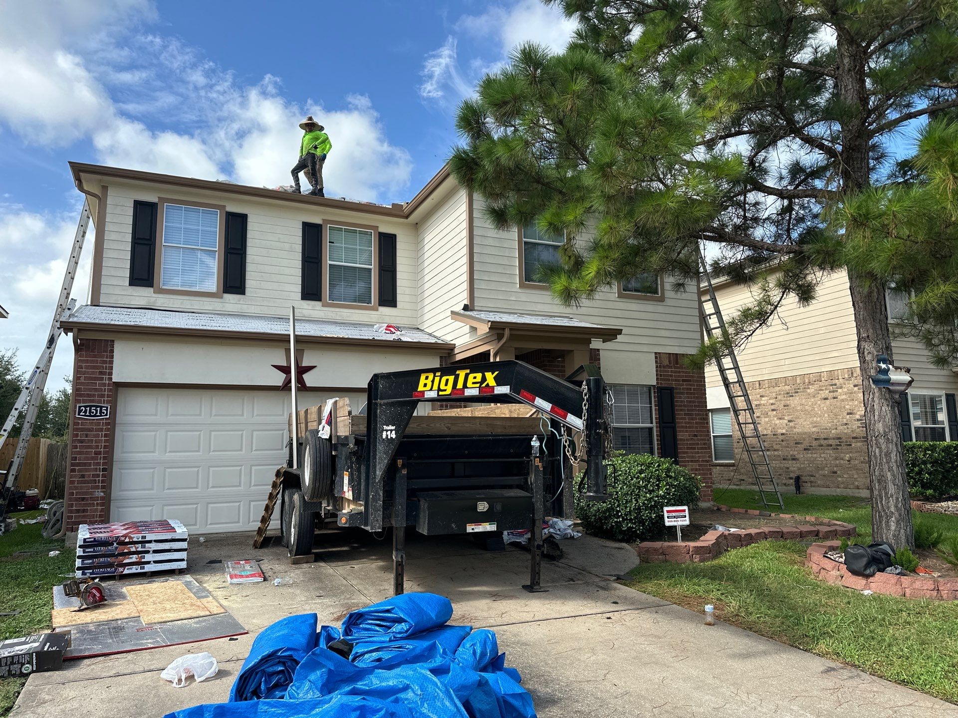 Project in Katy by Motion Roofing