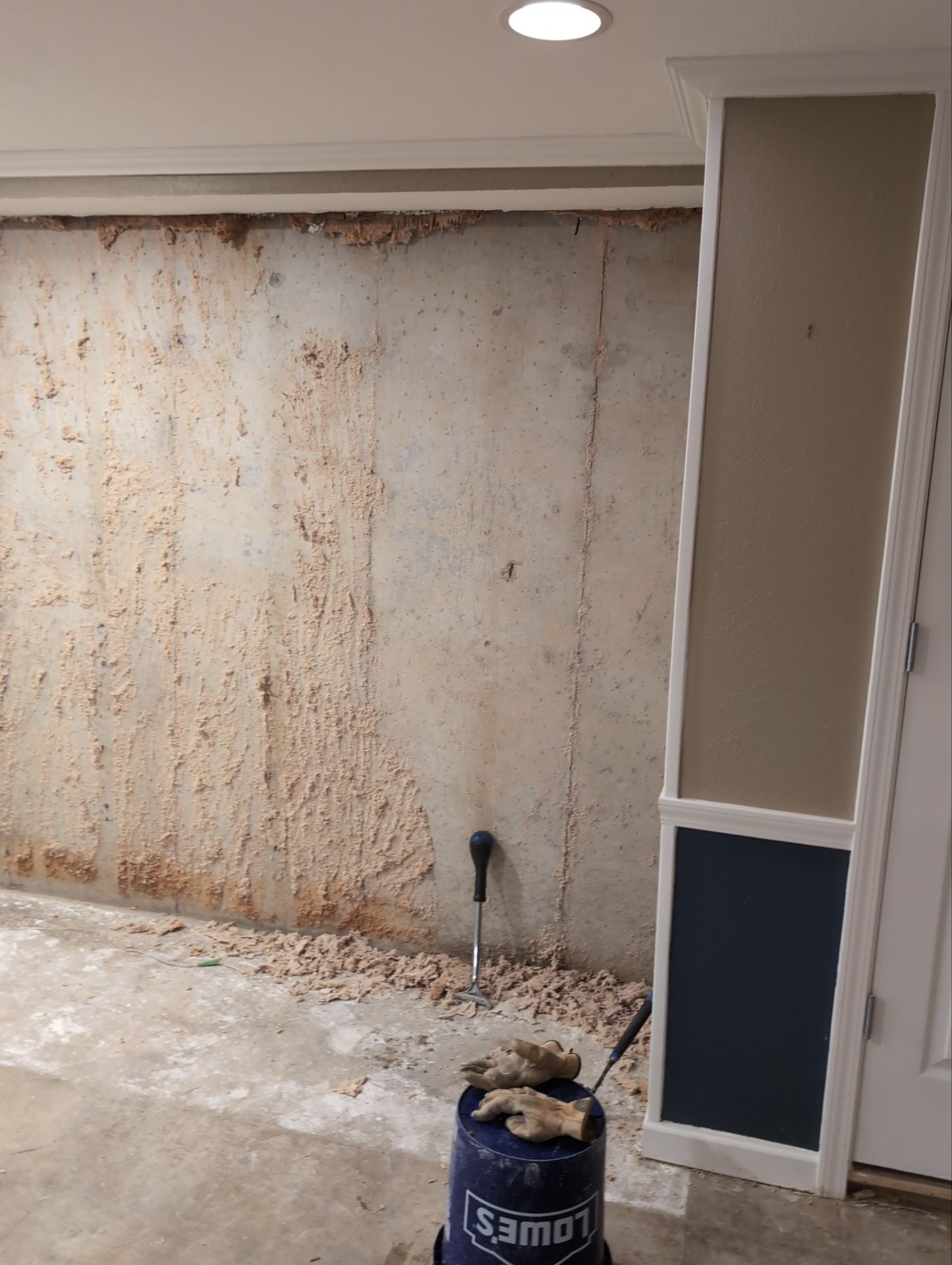 Interior Basement Waterproofing System and Egress Window Installation by Toledo Basement Repair 