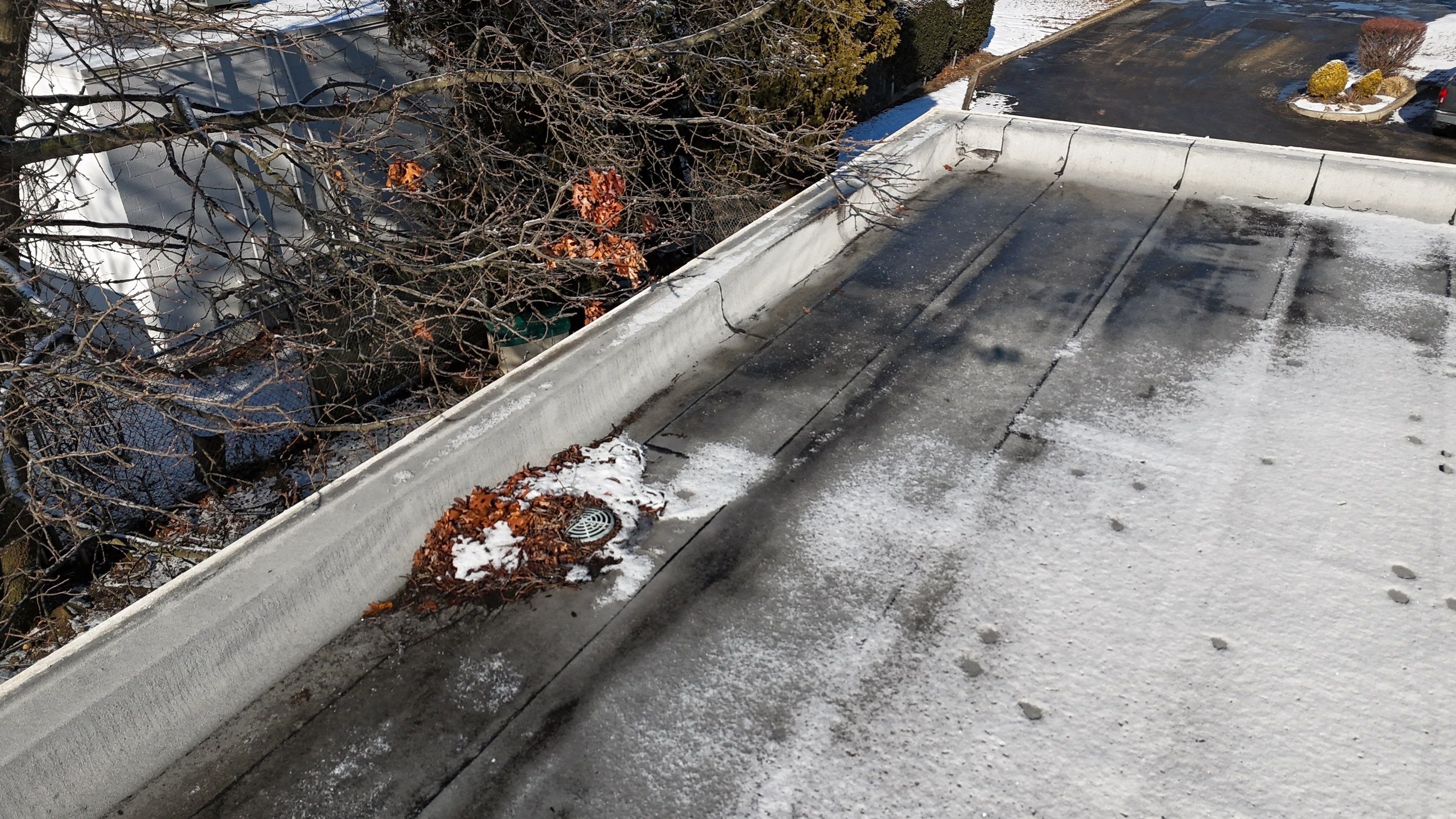 Bohemia Flat Roof Cleanup  by Above All Gutters 