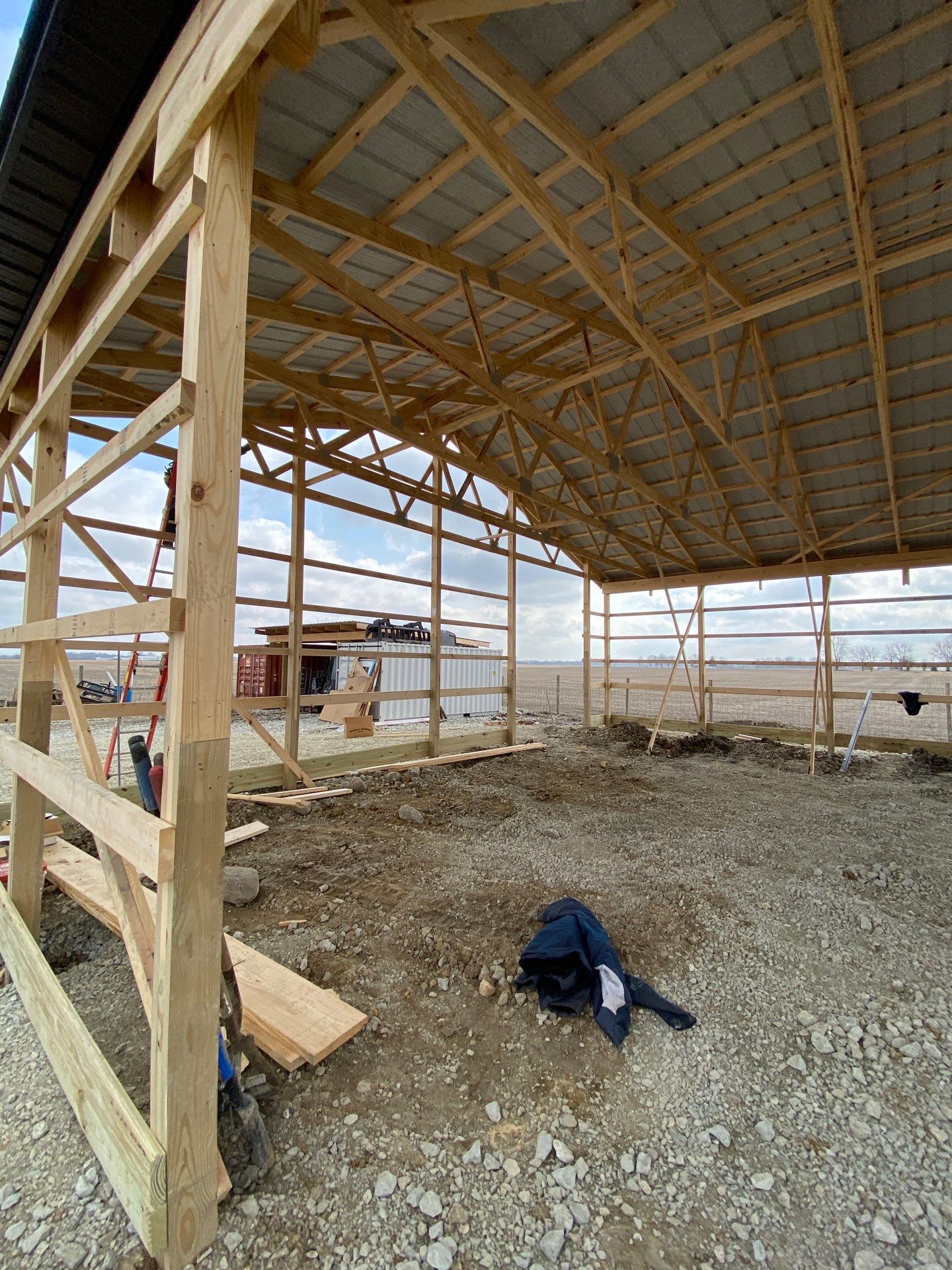 40'x40'x12' Garage by The Barn Builders 