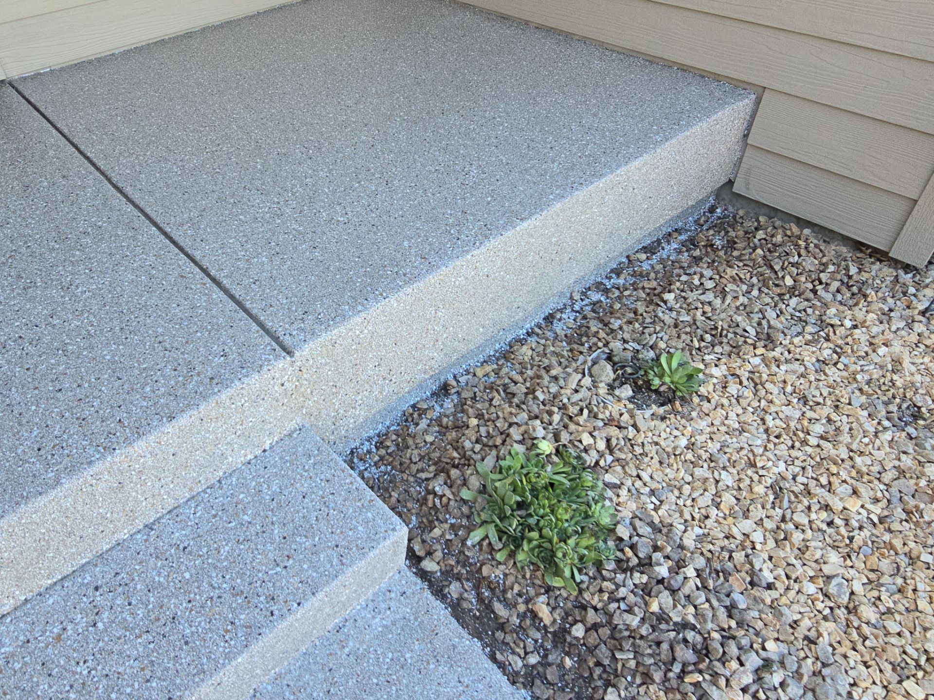 Walkway Transformation using Claystone Hybrid by Croc Coatings, LLC