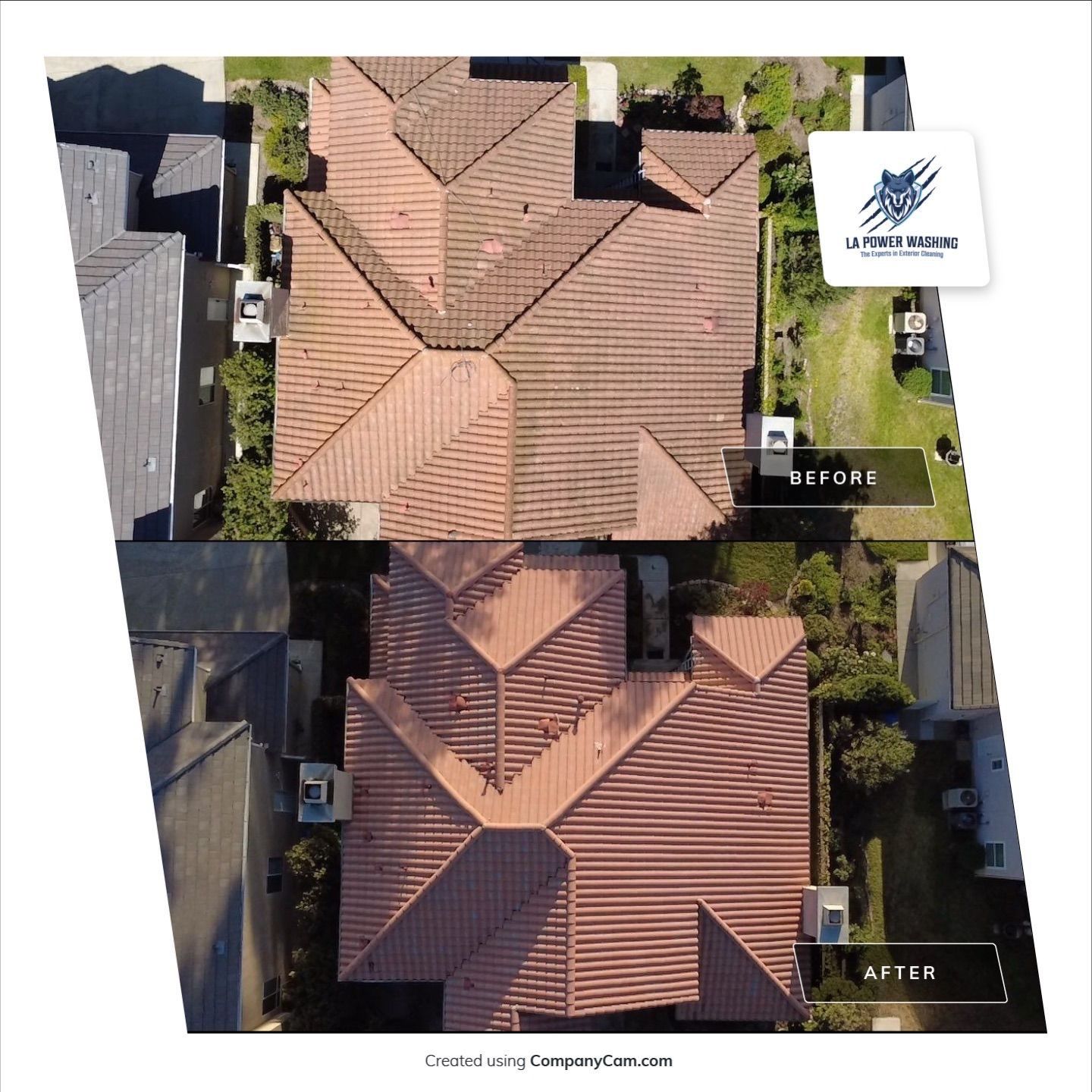 Roof Cleaning by La Power Washing Inc