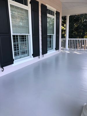 Painted Deck using AcryFin