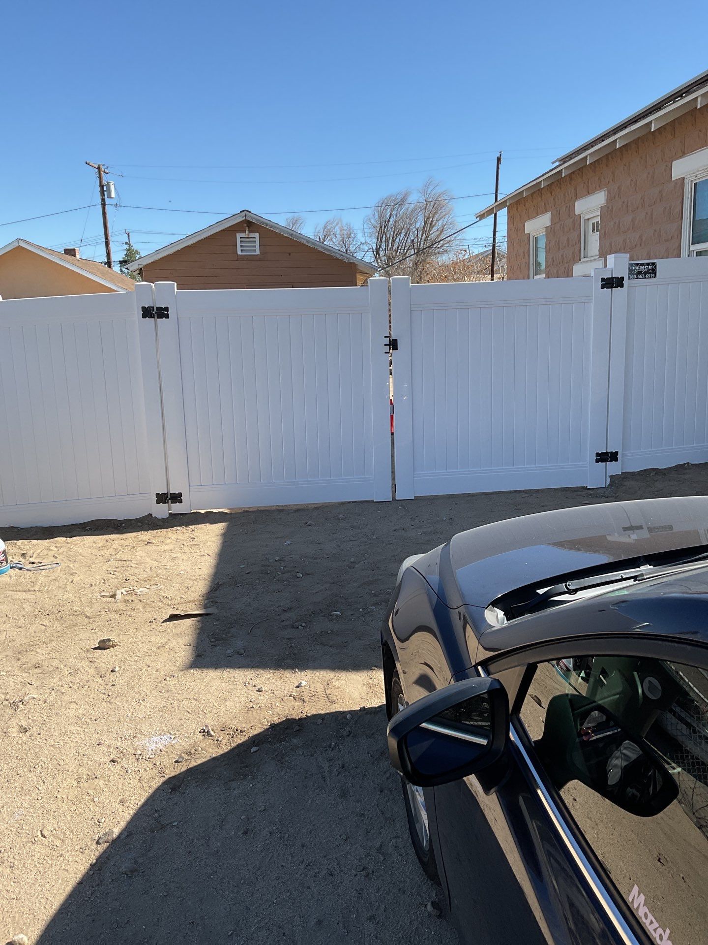 Fence Installation using Vinyl by Fence Guys Inc.