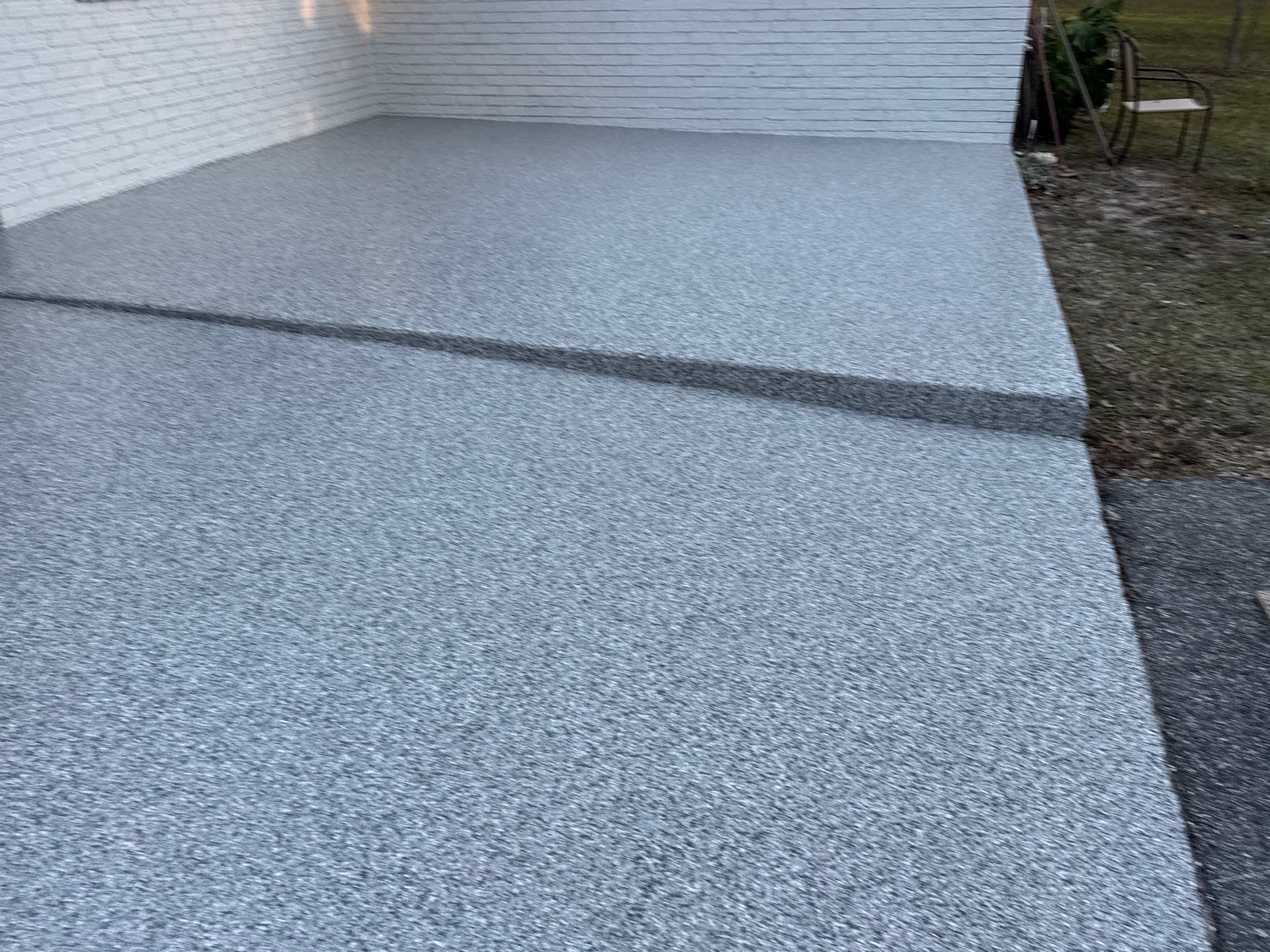 Carport in High Springs, FL in Slate Stone by Cross Creek Concrete Coatings