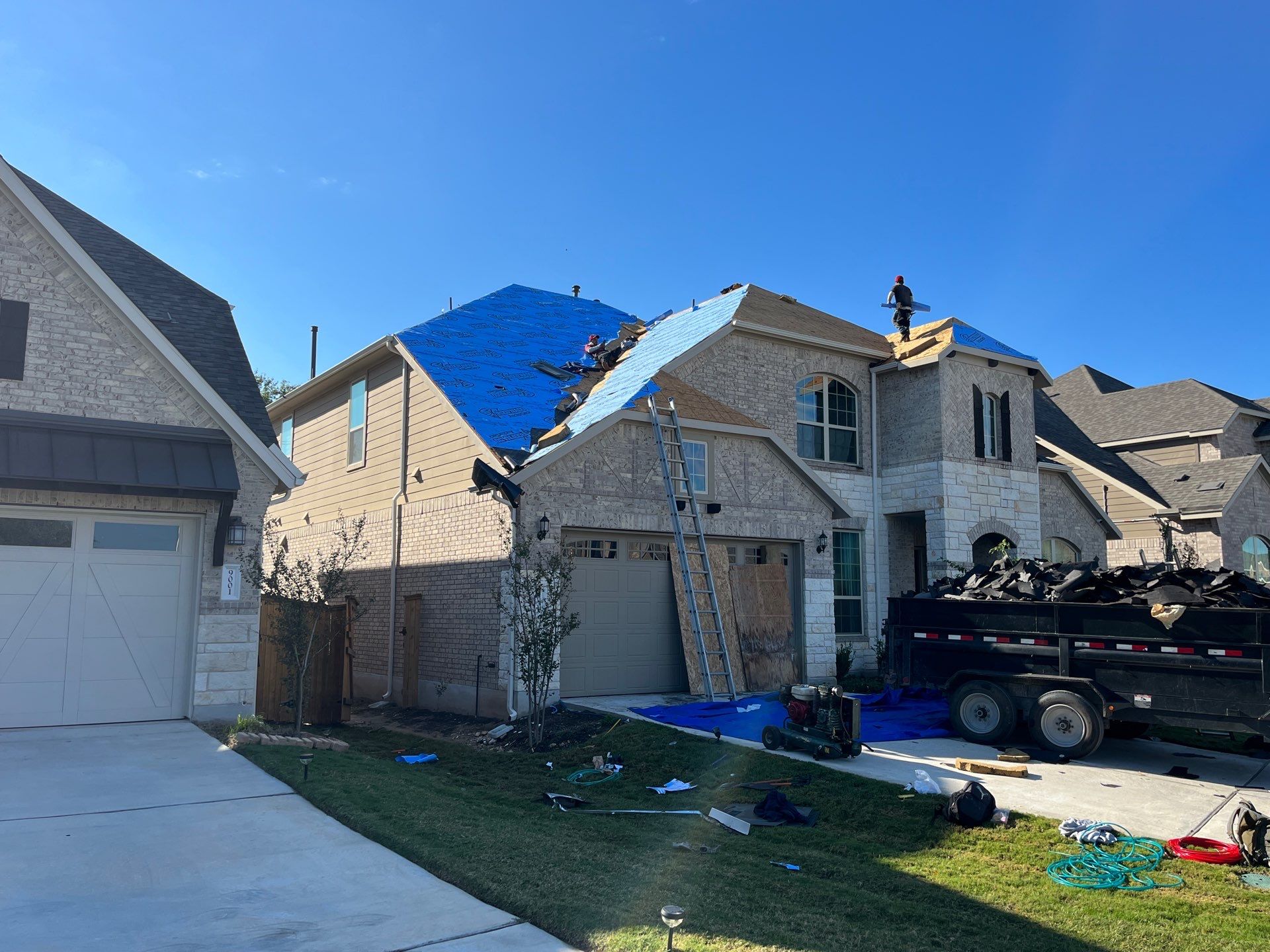 Residential Roof Replacement using GAF shingles by Elite Roofing LLC