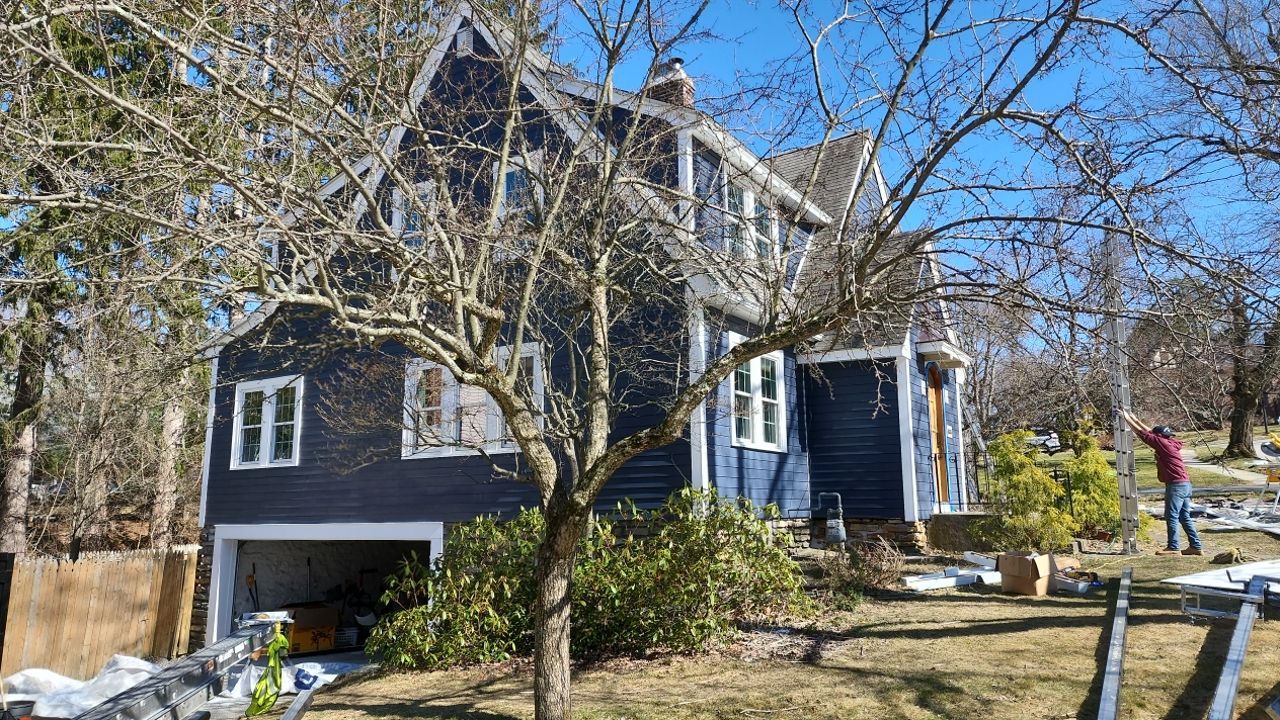 Siding Installation using James Hardie by UBrothers Construction