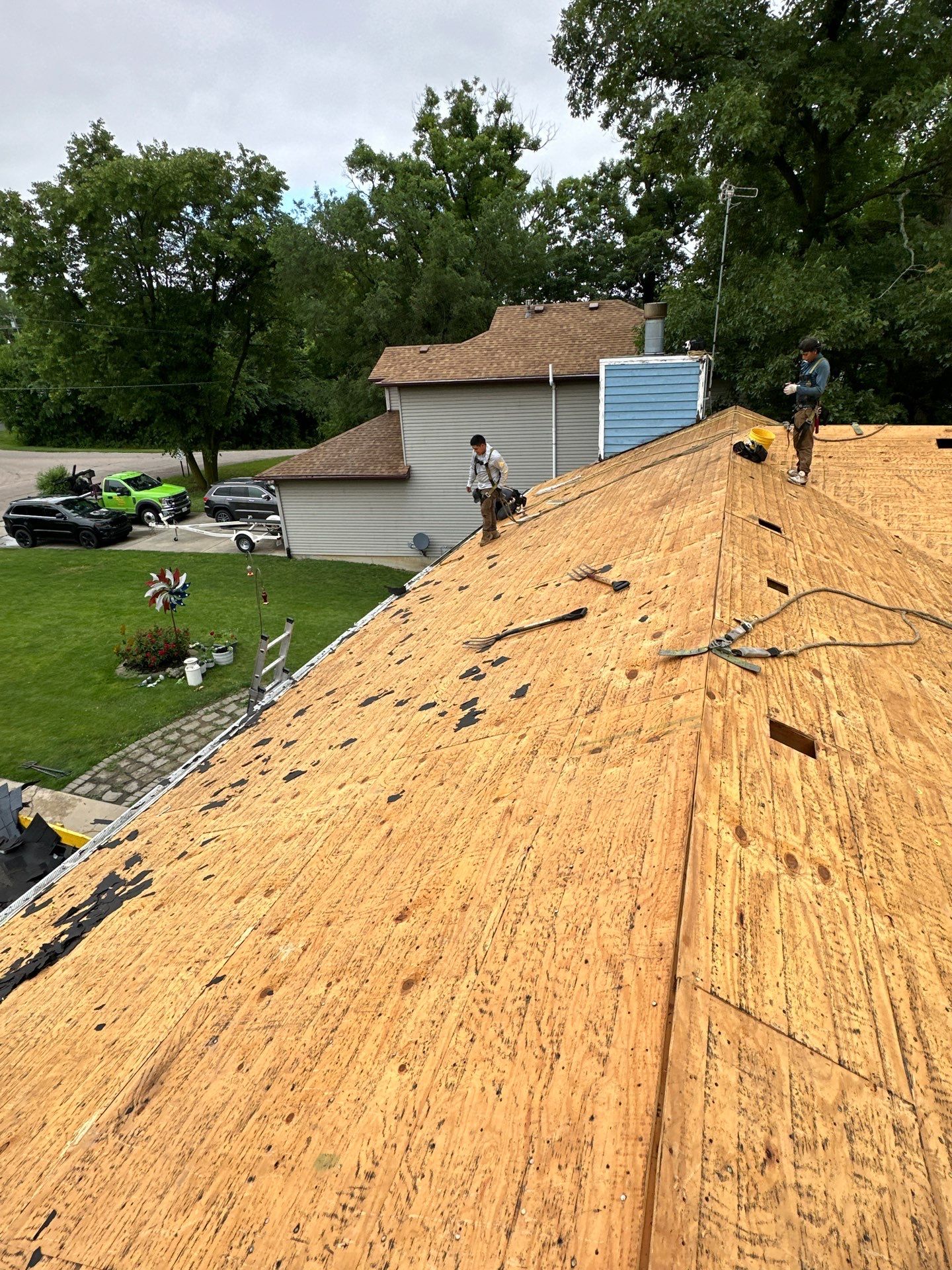 Residential Roofing Installation using Owens Corning  by Perfect Exteriors Inc. 