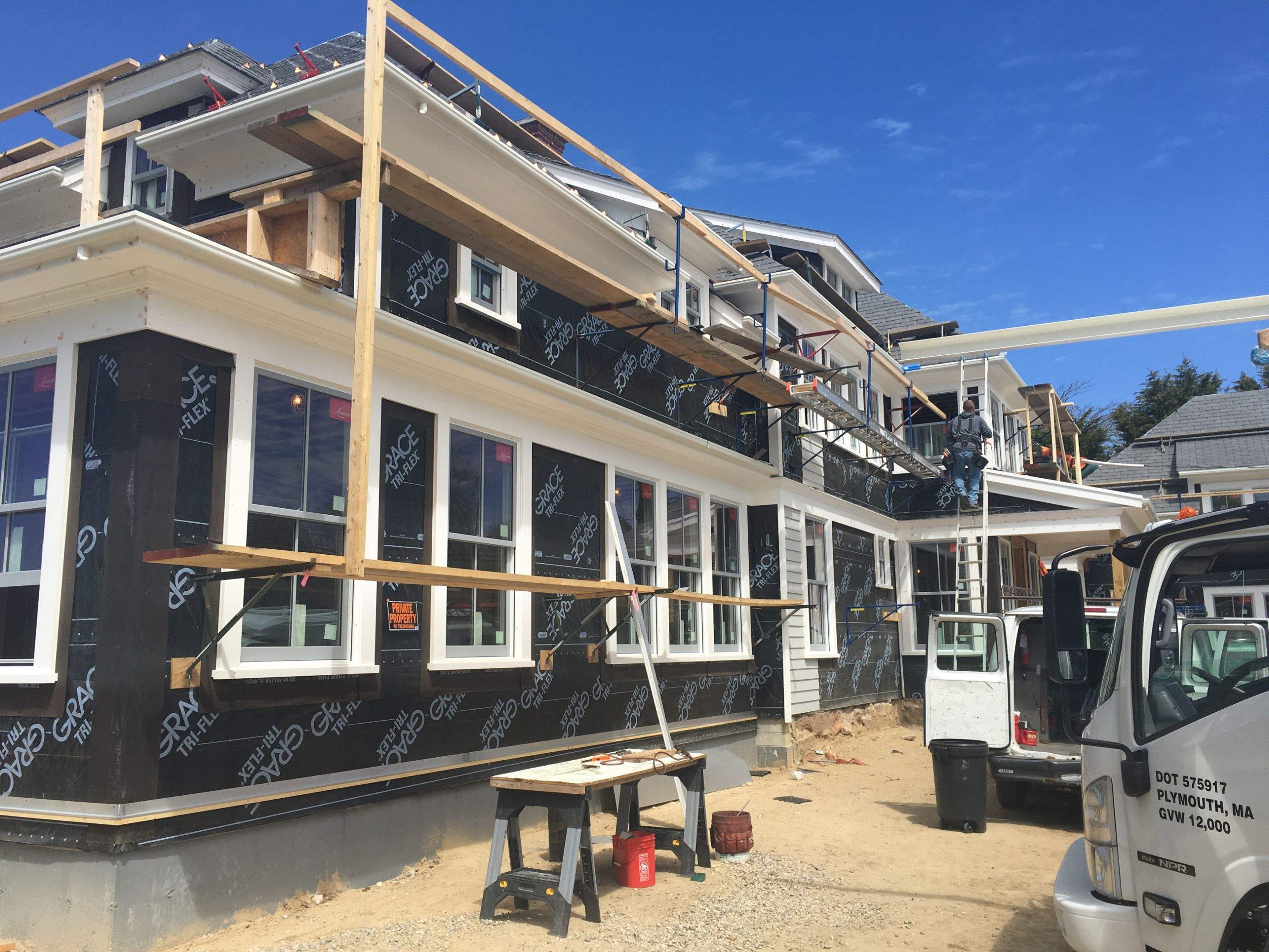 New Fiberglass Gutter System Installed in Falmouth, MA by Gutter Pro by Gutter Pro Enterprises