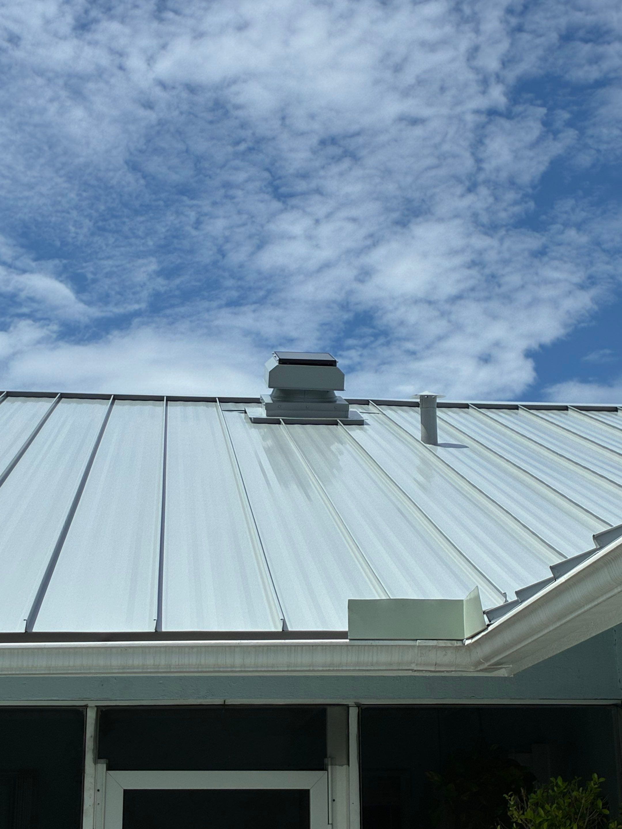 24ga 1.5" Mechanical seam Dove Gray  by Total Roofing System The Metal Roof Experts