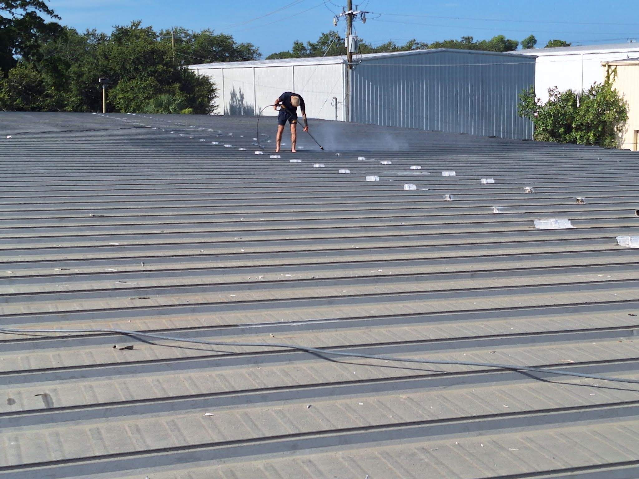 17,576 Sq Ft - Standing Seam Coated in Naples, FL by Southern Roof Solutions