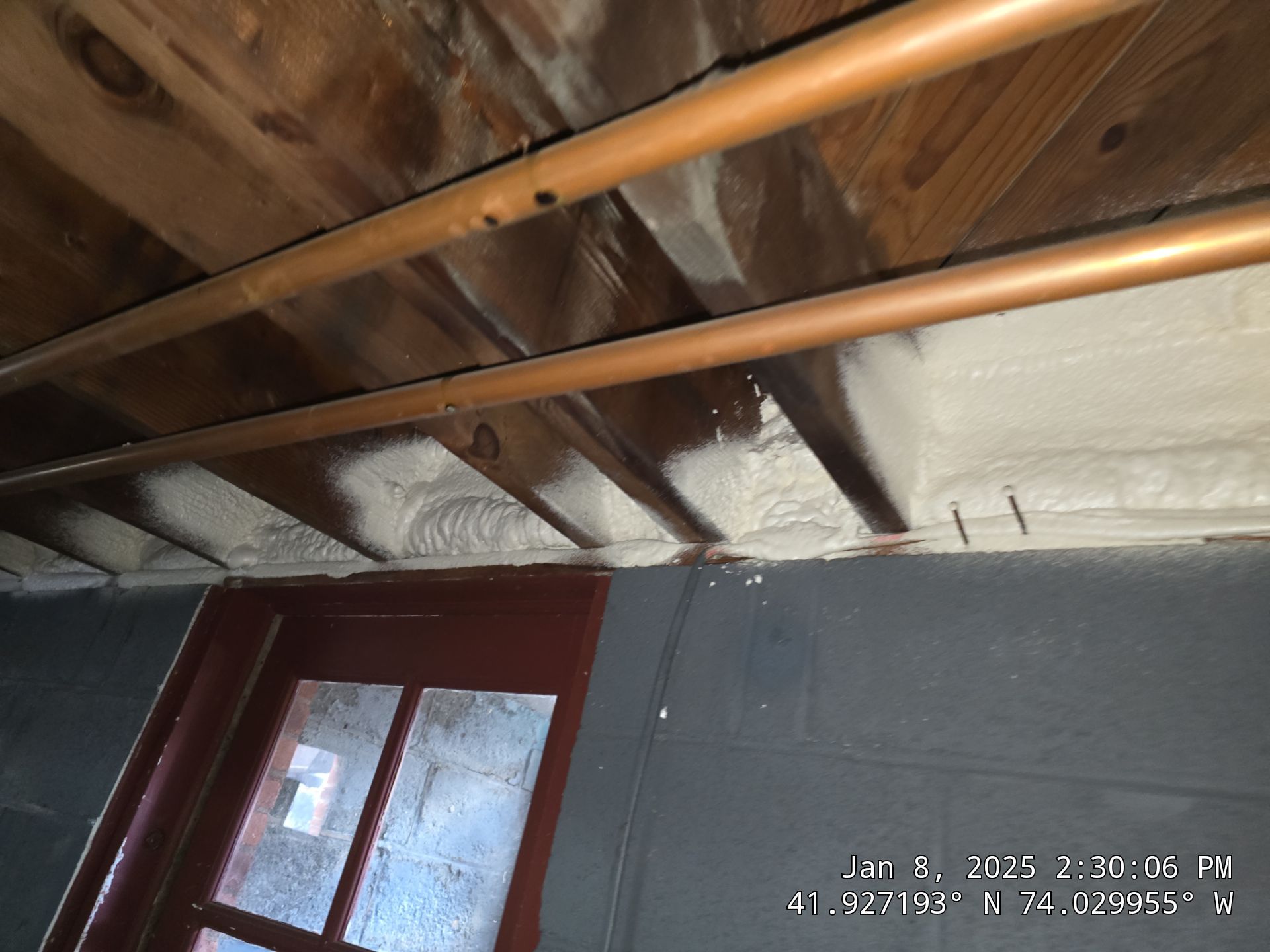 Attic Insulation using Closed Cell Spray Foam by NYS Foam & Energy