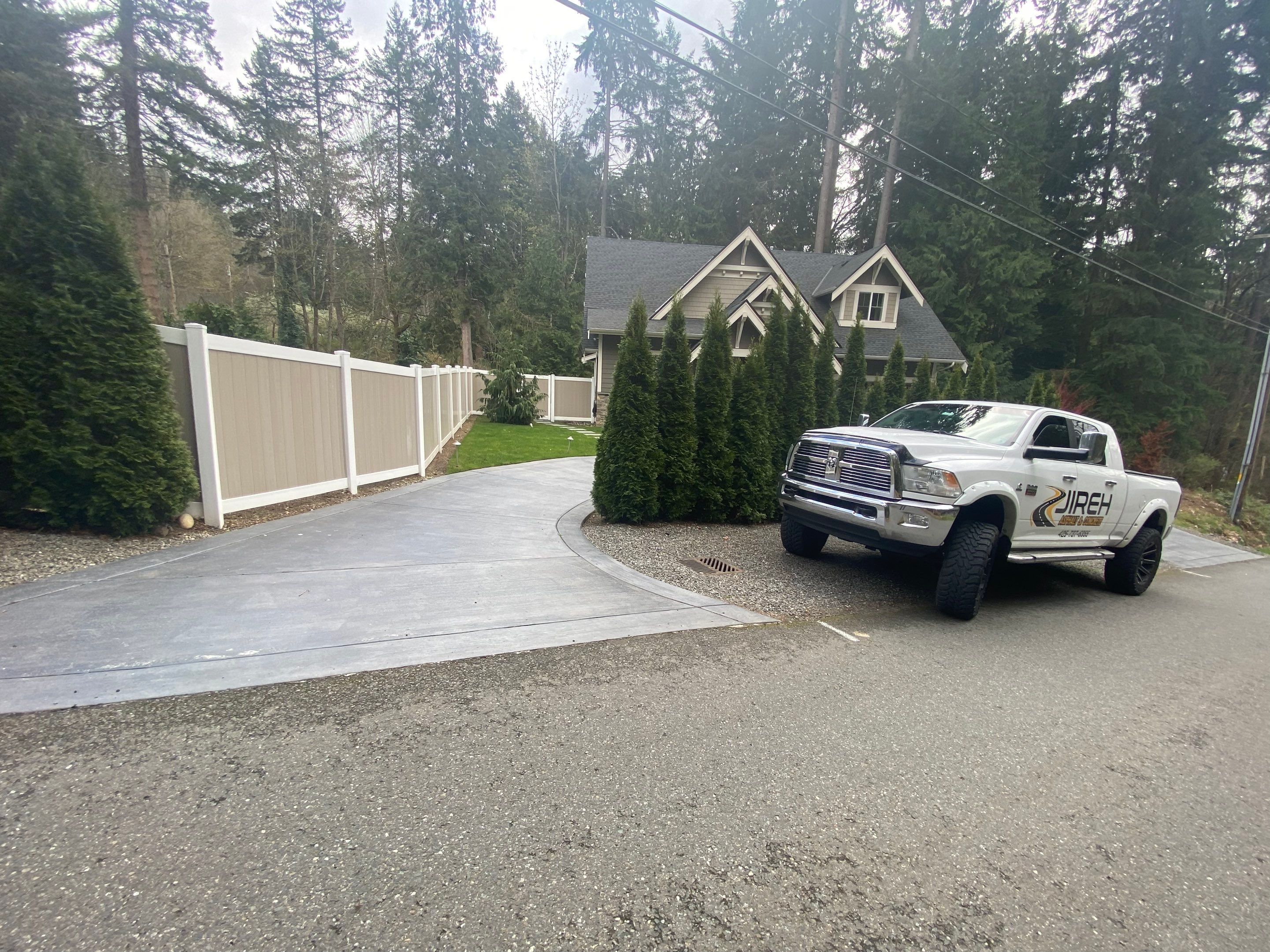 Melanie | Concrete Driveway  by Jireh Asphalt & Concrete Inc 
