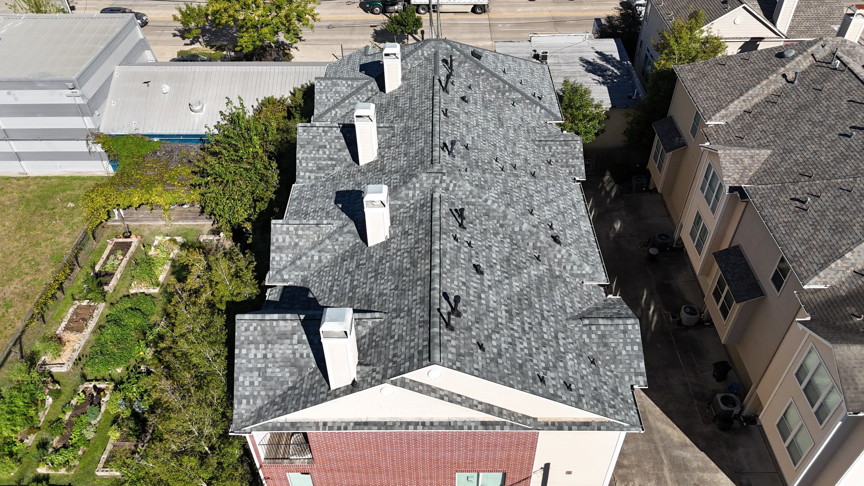 Townhome Complex Roof Replacement in the heart of Houston! by Core Four Roofing