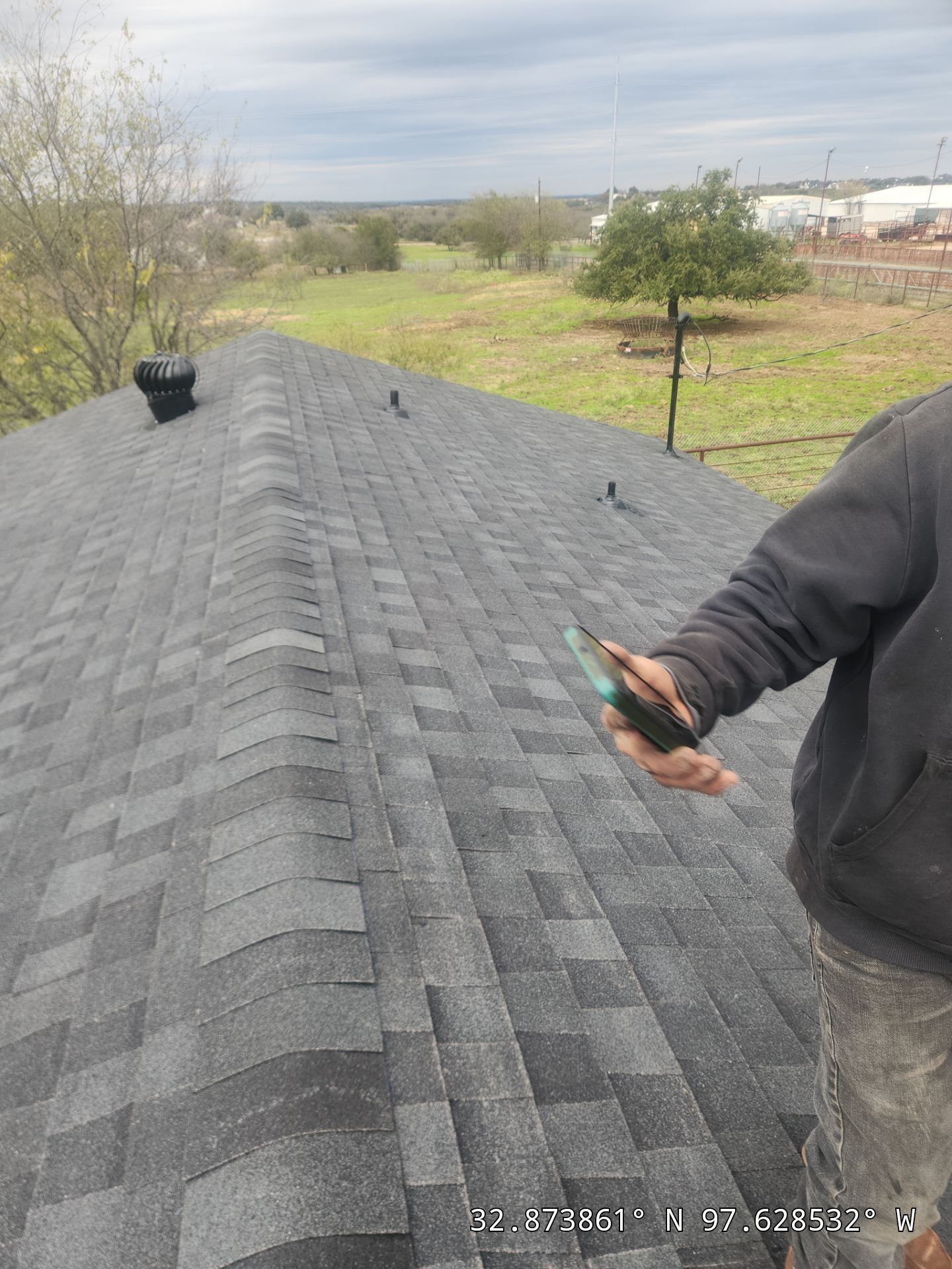 Project in Weatherford by Lonestar Roofing and Restoration LLC.